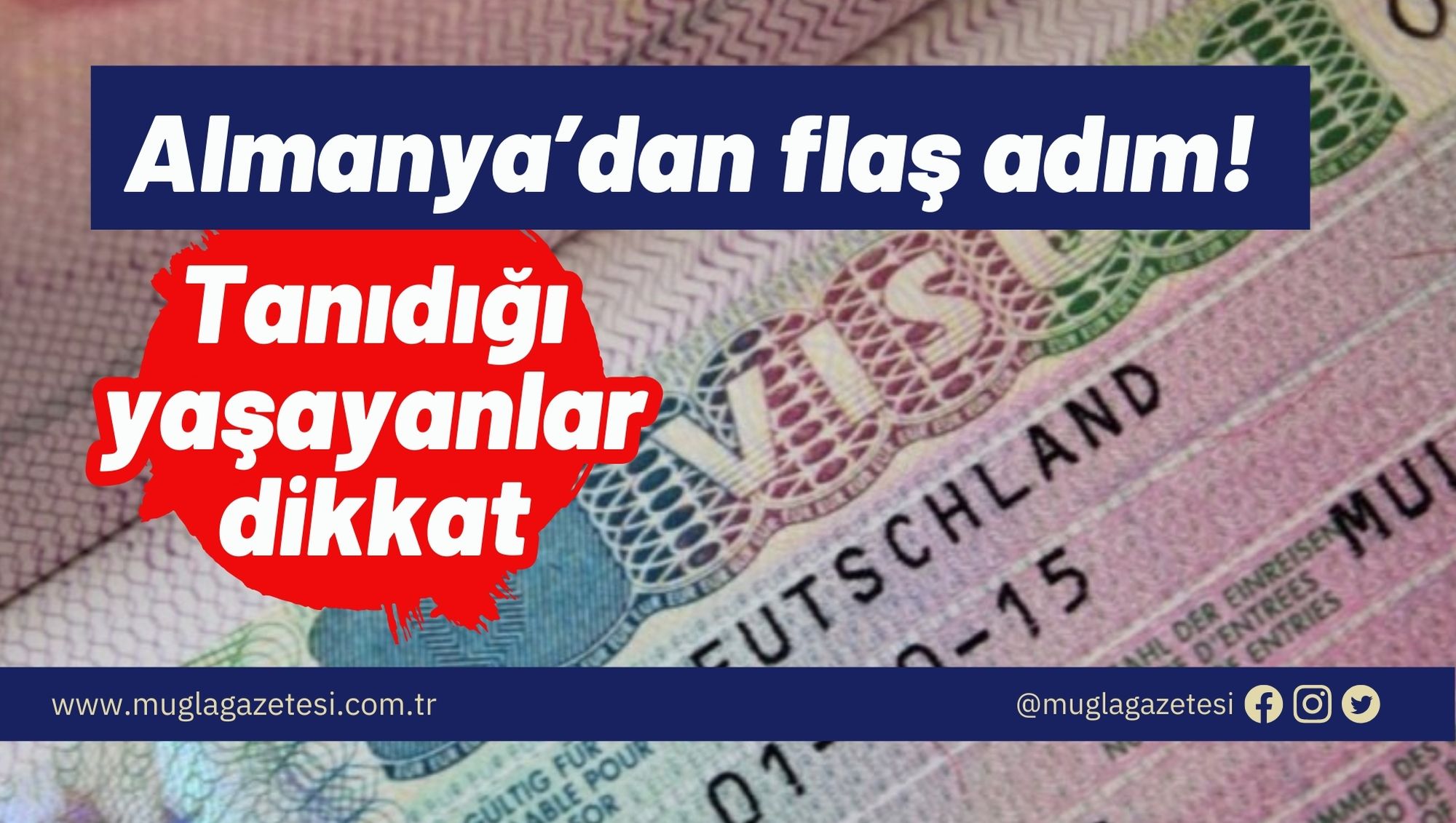Almanya’dan flaş adım! Tanıdığı yaşayanlar dikkat