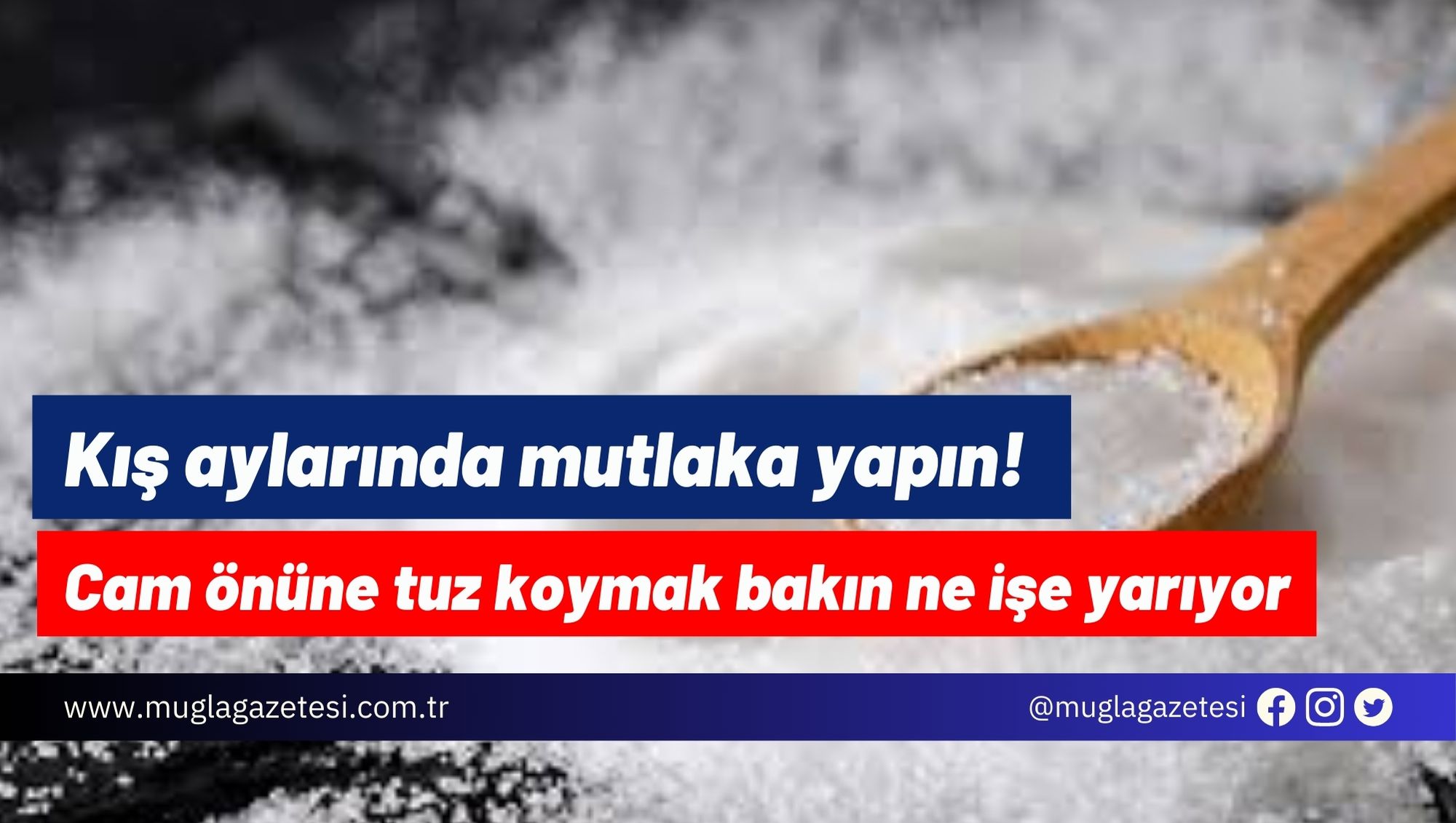 Kış aylarında mutlaka yapın! Cam önüne tuz koymak bakın ne işe yarıyor