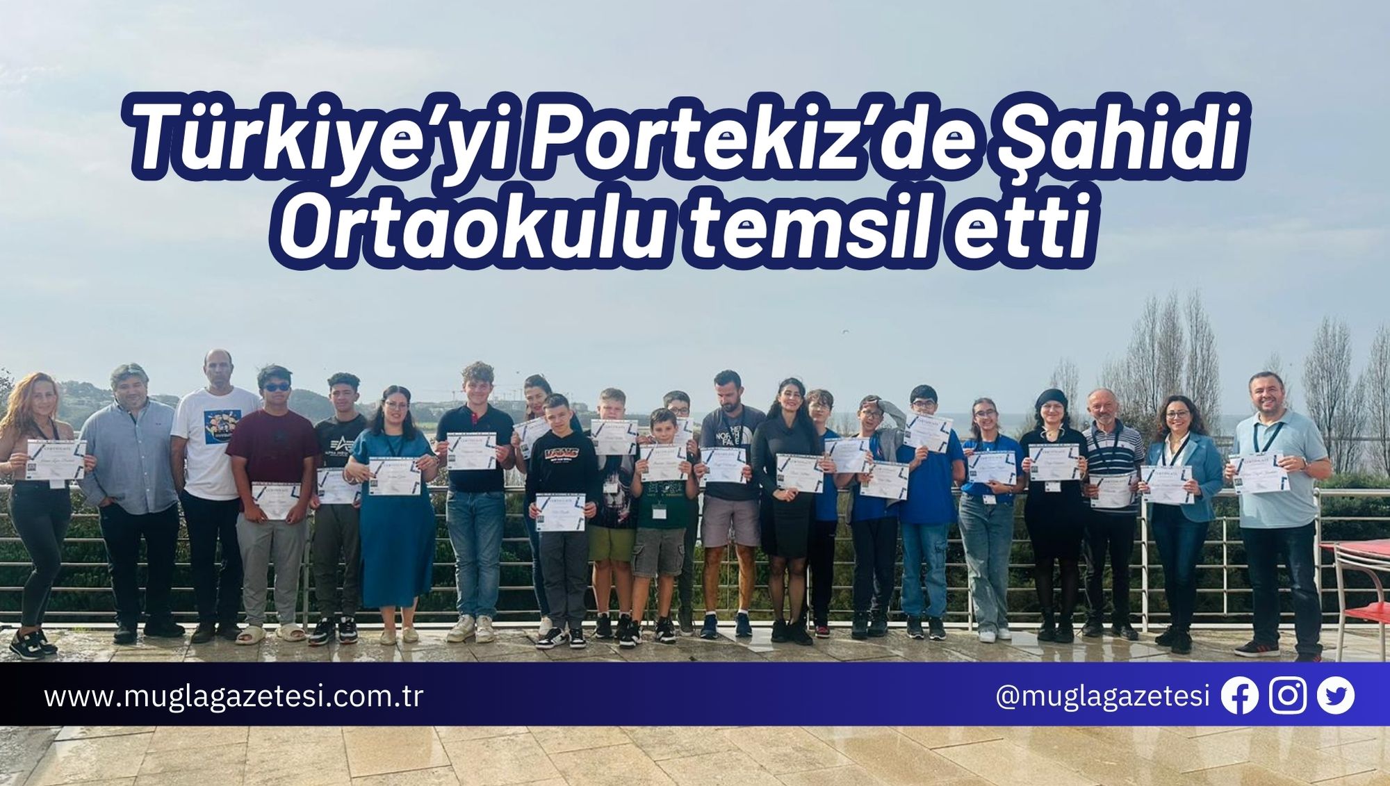 Türkiye’yi Portekiz’de Şahidi Ortaokulu temsil etti