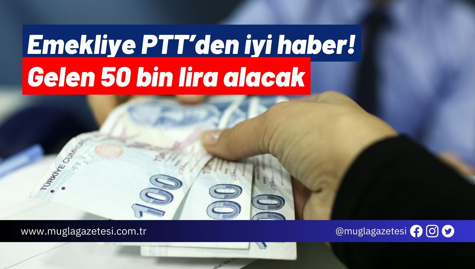 Emekliye PTT’den iyi haber! Gelen 50 bin lira alacak