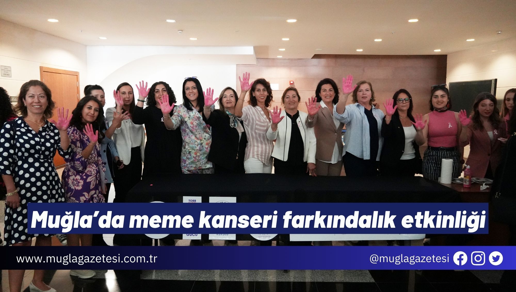 Muğla’da meme kanseri farkındalık etkinliği