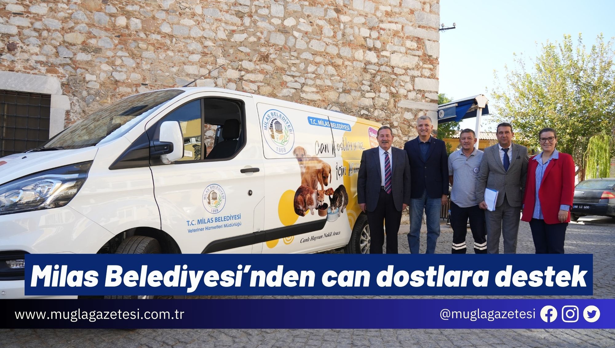 Milas Belediyesi'nden can dostlara destek