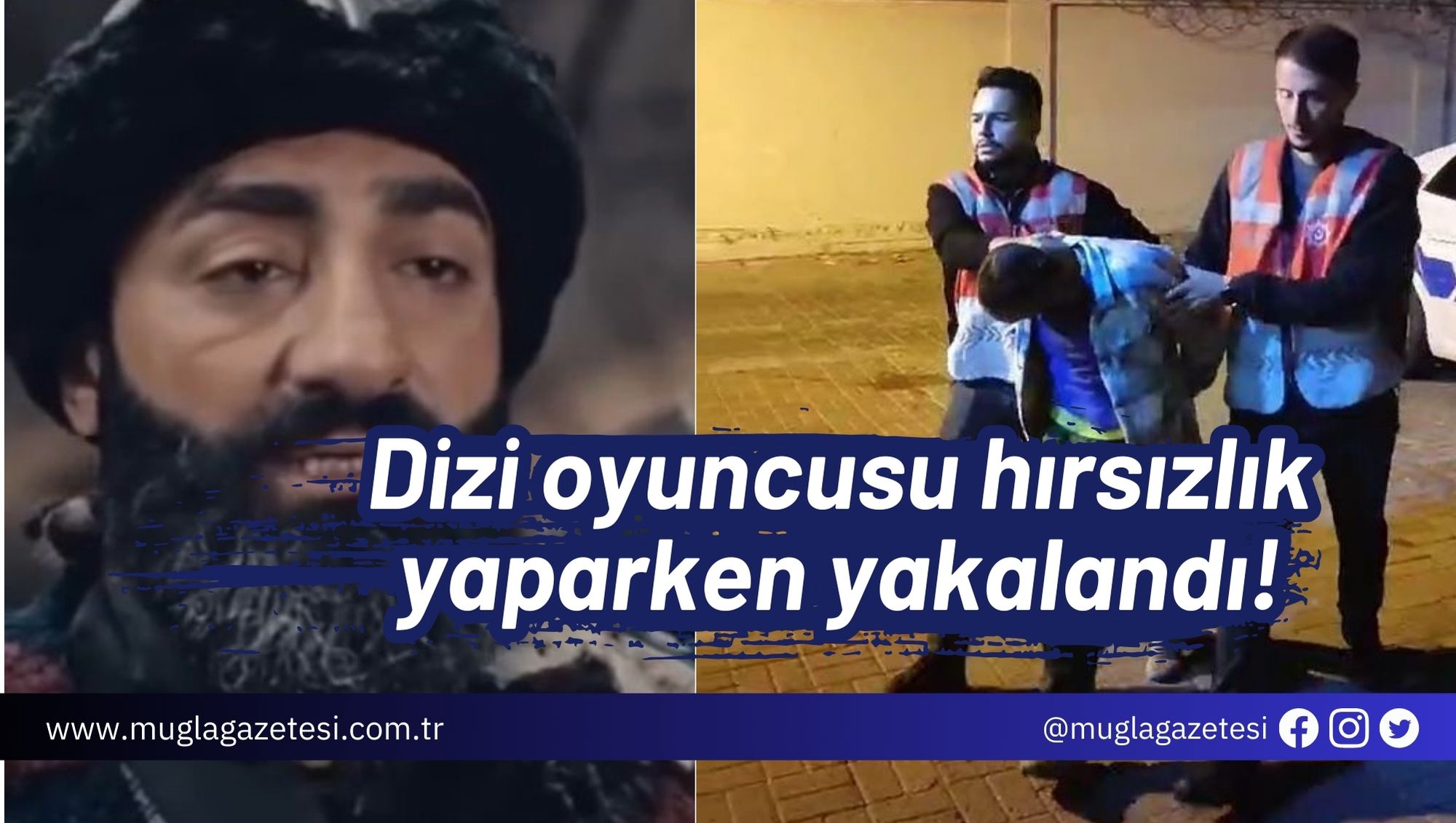 Dizi oyuncusu hırsızlık yaparken yakalandı!