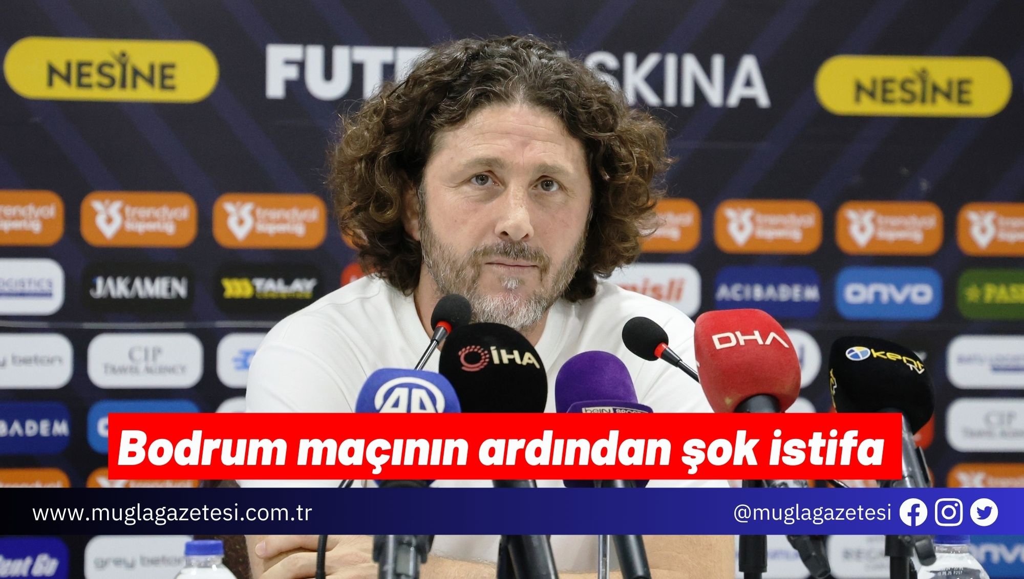 Bodrum maçının ardından şok istifa