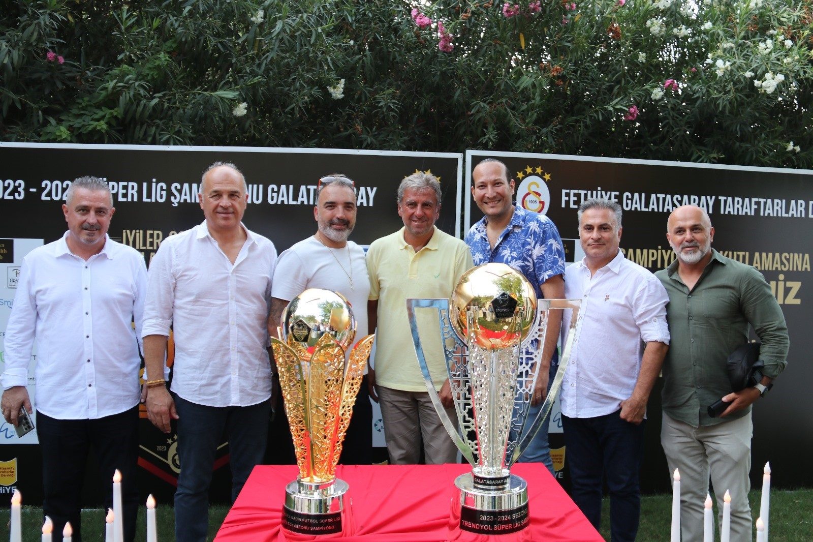Fethiye'de Galatasaray şampiyonluk gecesi düzenledi