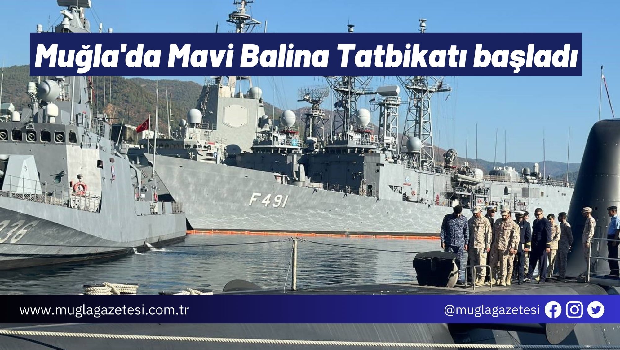 Muğla'da Mavi Balina Tatbikatı başladı