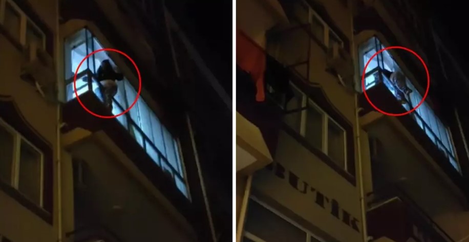 İntihar için balkona çıkan kadın, polisin iltifatını duyunca vazgeçti