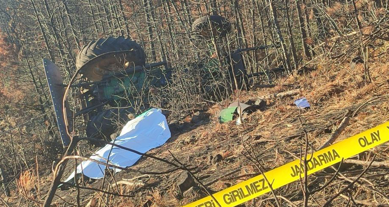 Traktörün altında kalan orman işçisi hayatını kaybetti