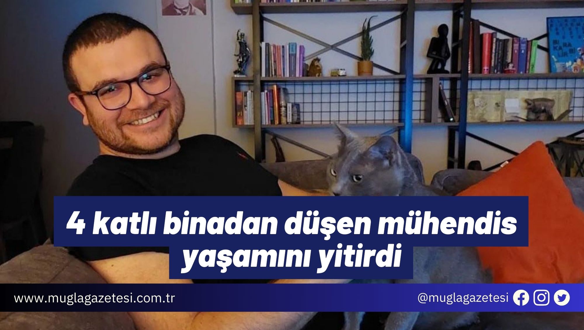 4 katlı binadan düşen mühendis yaşamını yitirdi