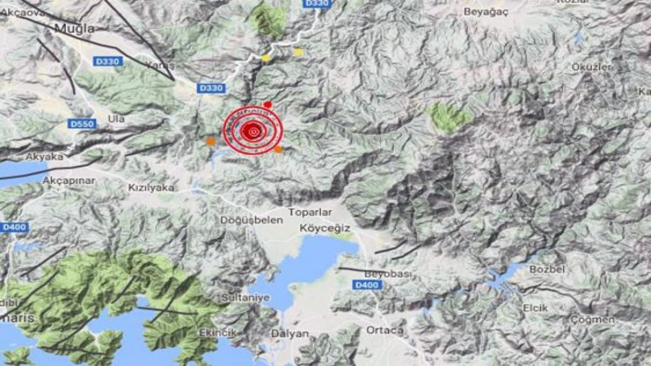 Muğla’da deprem