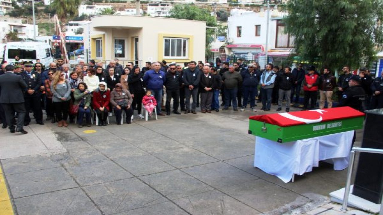 Polis memuru son yolculuğuna uğurlandı