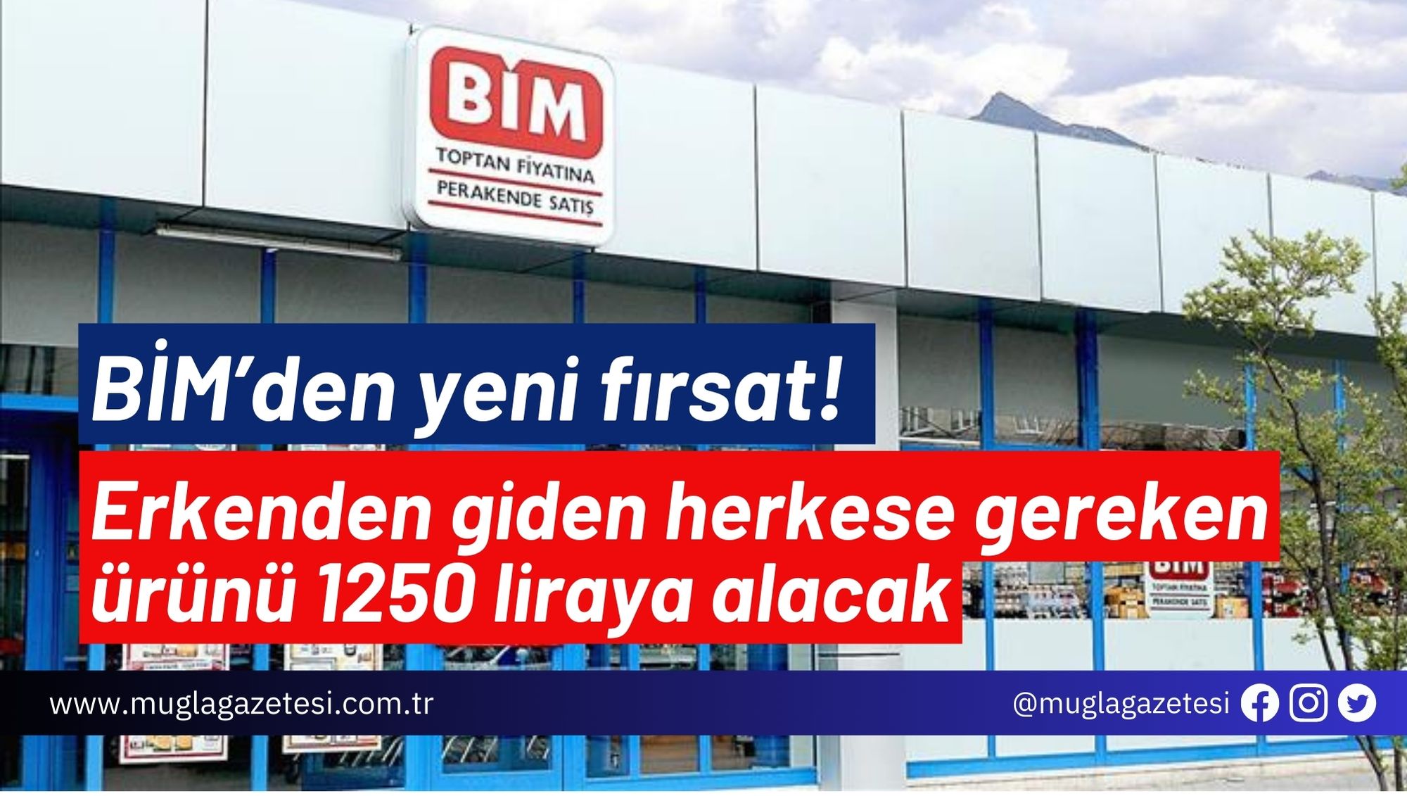 BİM’den yeni fırsat! Erkenden giden herkese gereken ürünü 1250 liraya alacak