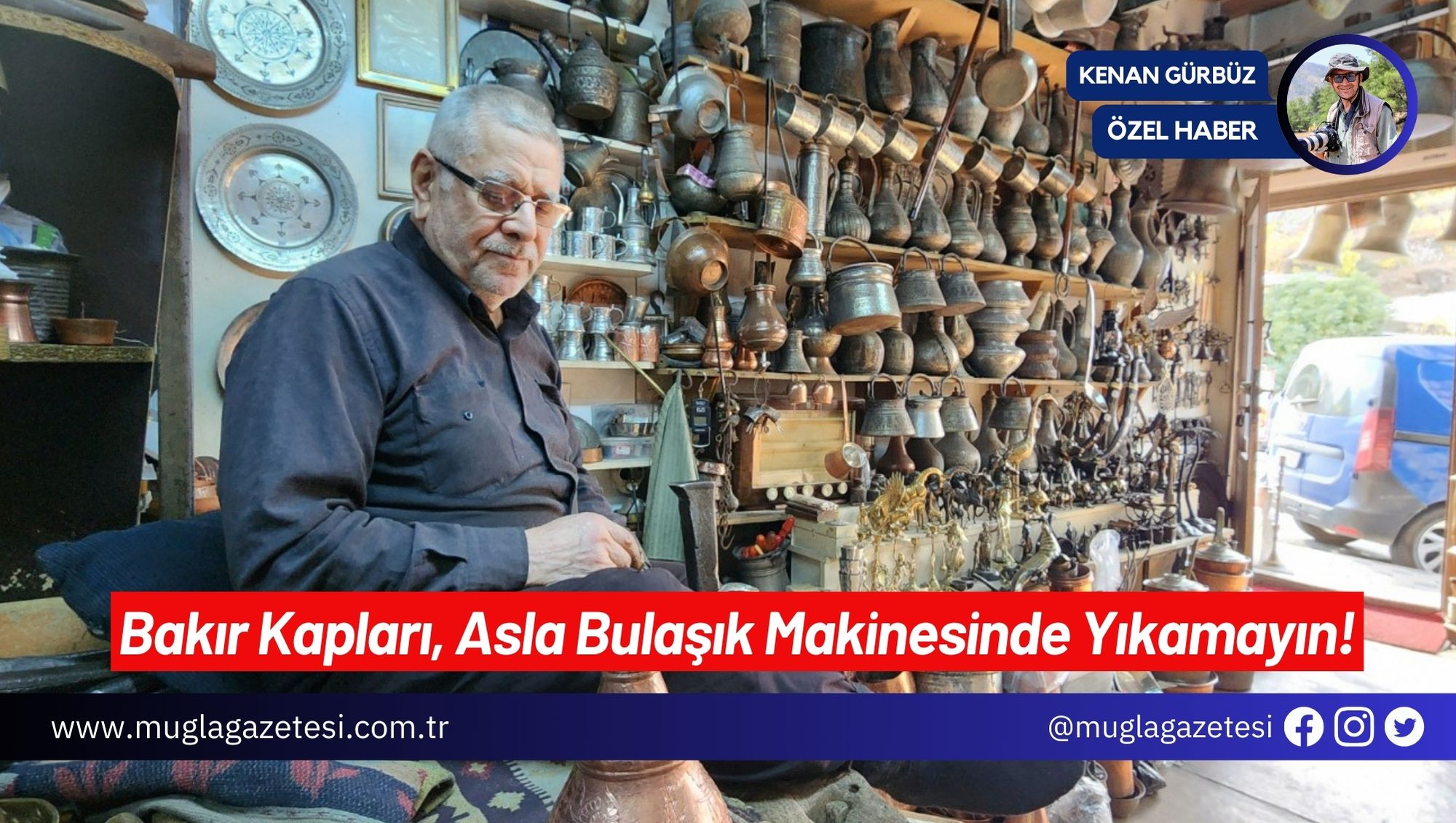 Bakır Kapları, Asla Bulaşık Makinesinde Yıkamayın!