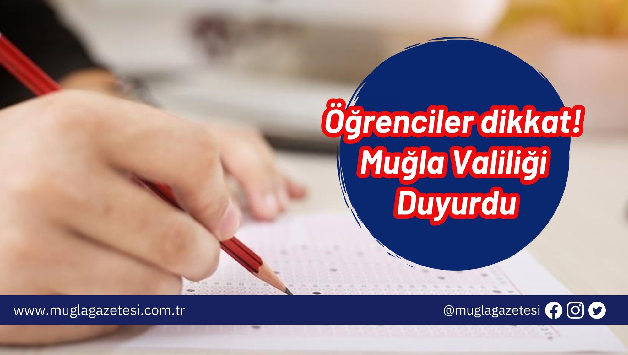 Öğrenciler dikkat! Muğla Valiliği Duyurdu