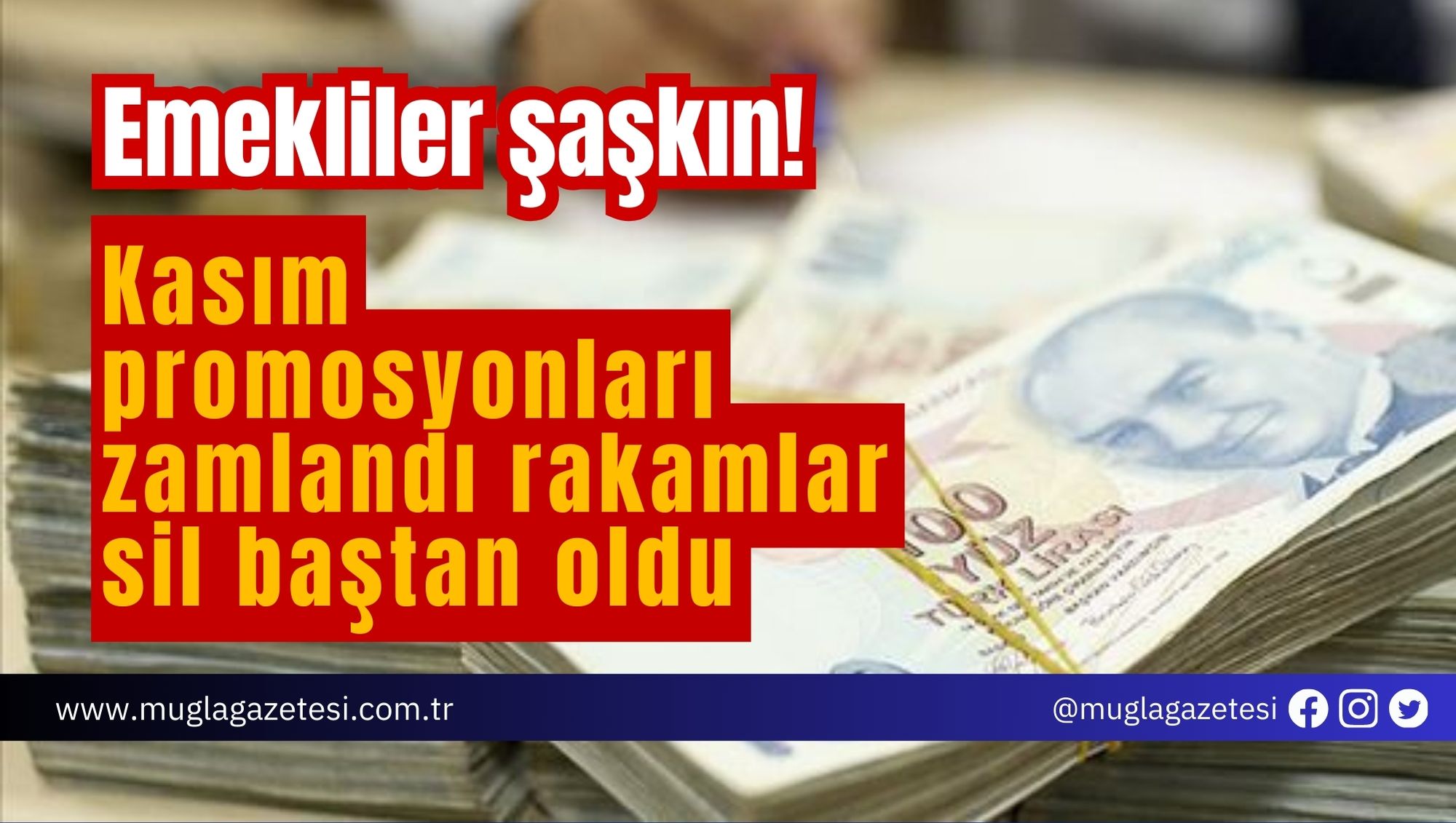 Emekliler şaşkın! Kasım promosyonları zamlandı rakamlar sil baştan oldu
