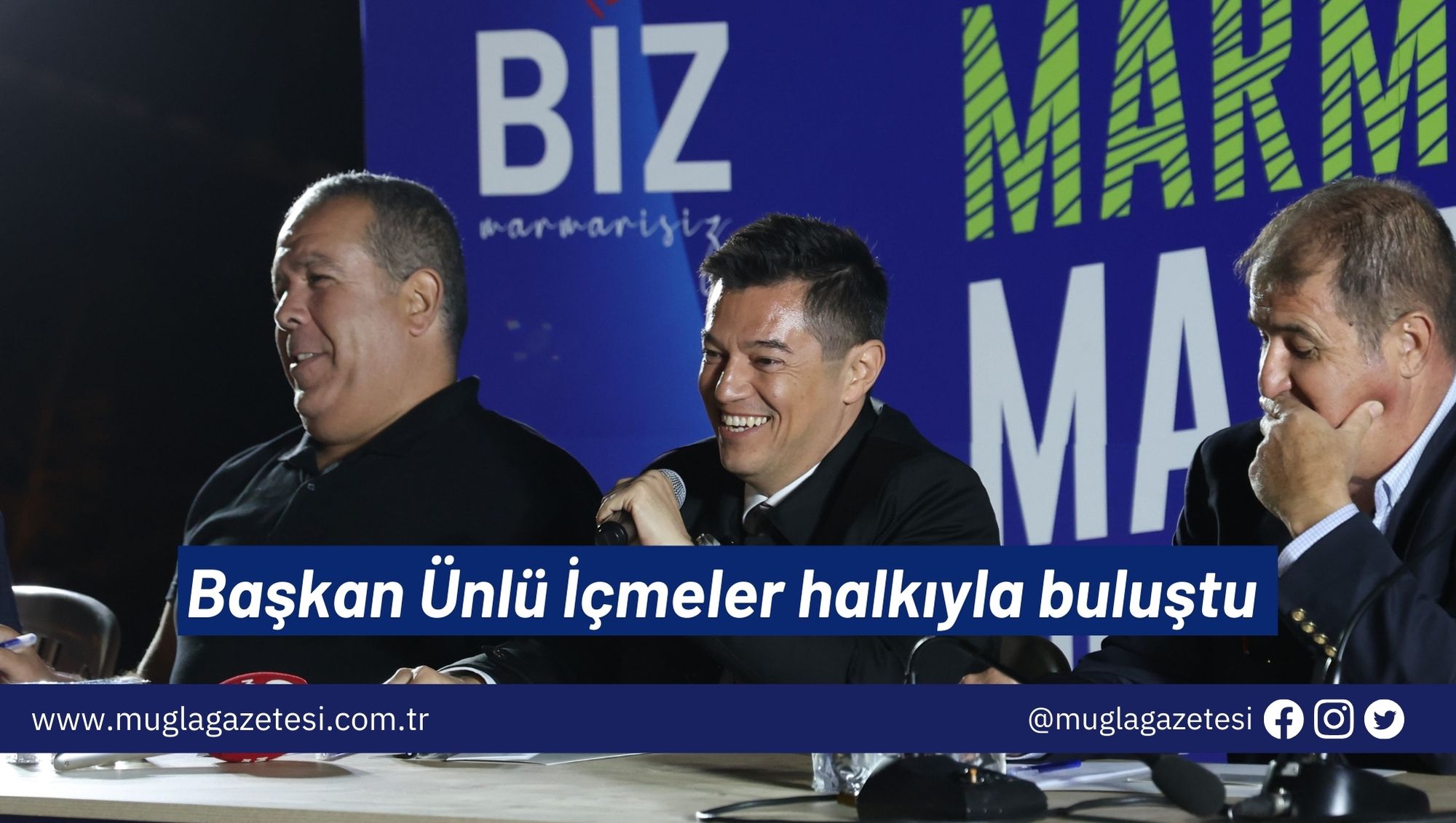 Başkan Ünlü İçmeler halkıyla buluştu