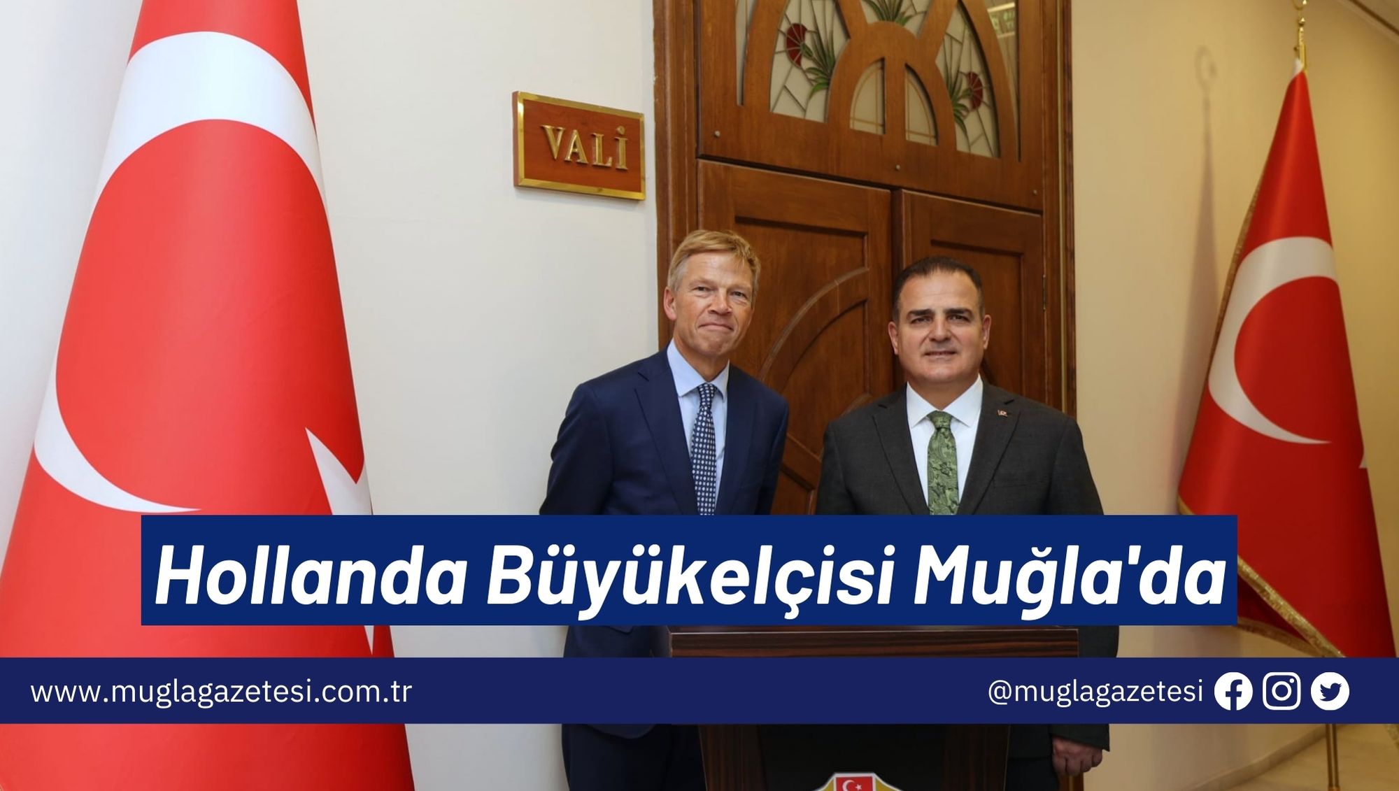 Hollanda Büyükelçisi Muğla'da
