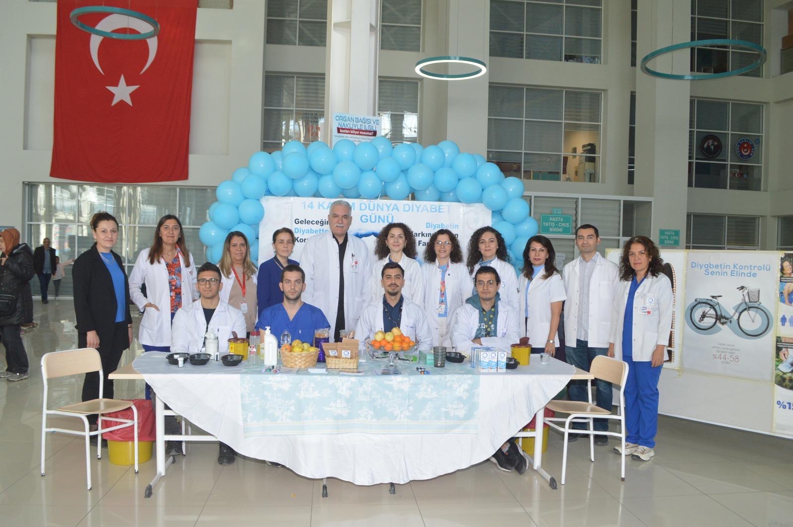 Muğla Eğitim Araştırma Hastanesinde Dünya Diyabet Günü Etkinliği