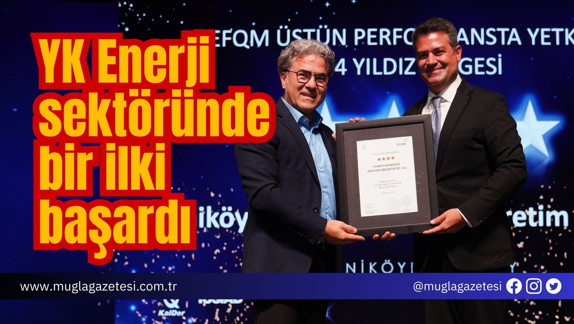 YK Enerji sektöründe bir ilki başardı