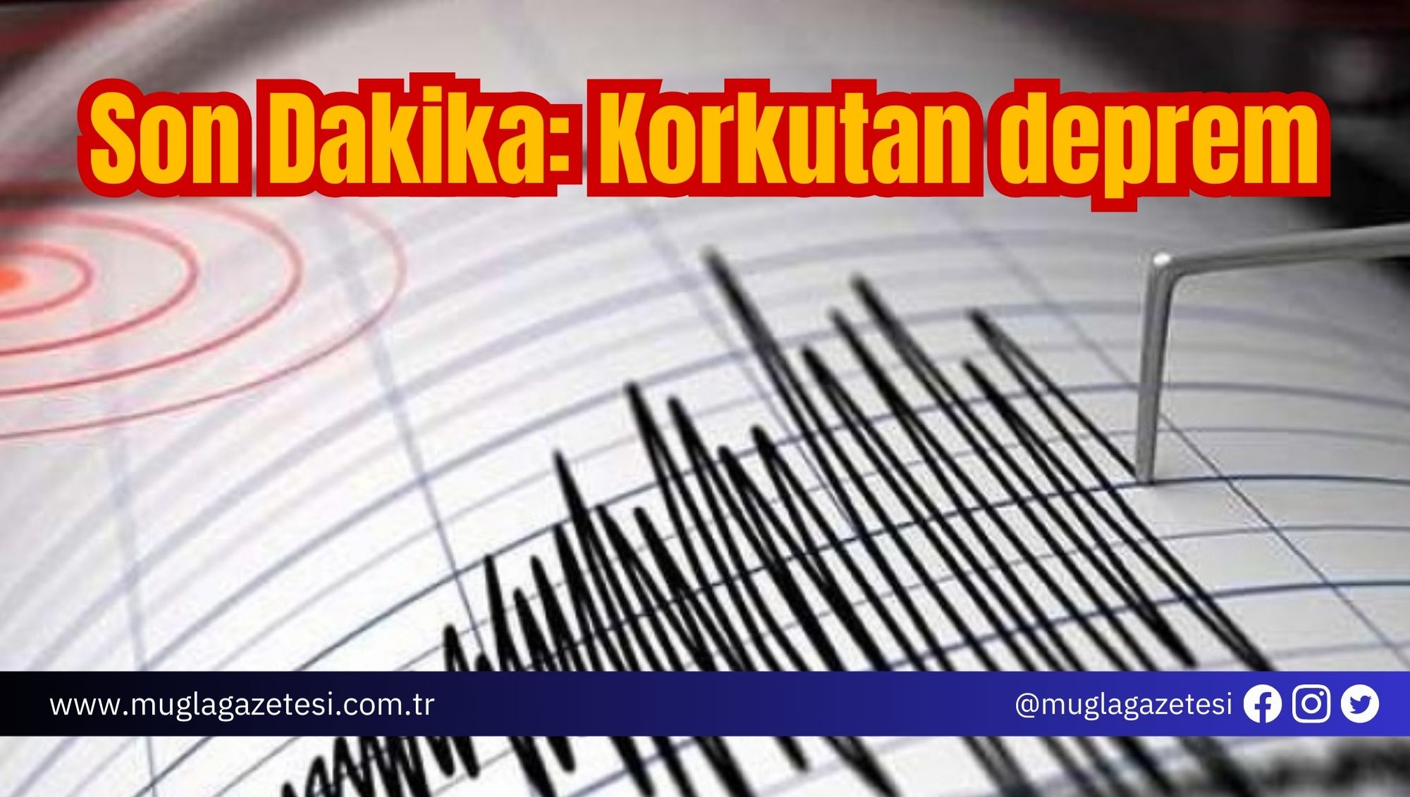 Son Dakika: 3.3 büyüklüğünde deprem