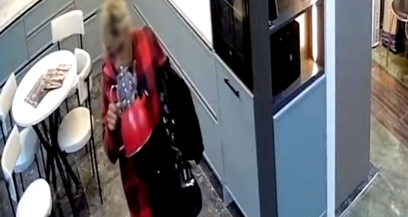 İlginç olay: Koklaya koklaya çaldı!