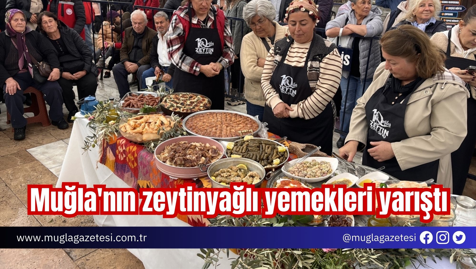 Muğla'nın zeytinyağlı yemekleri yarıştı
