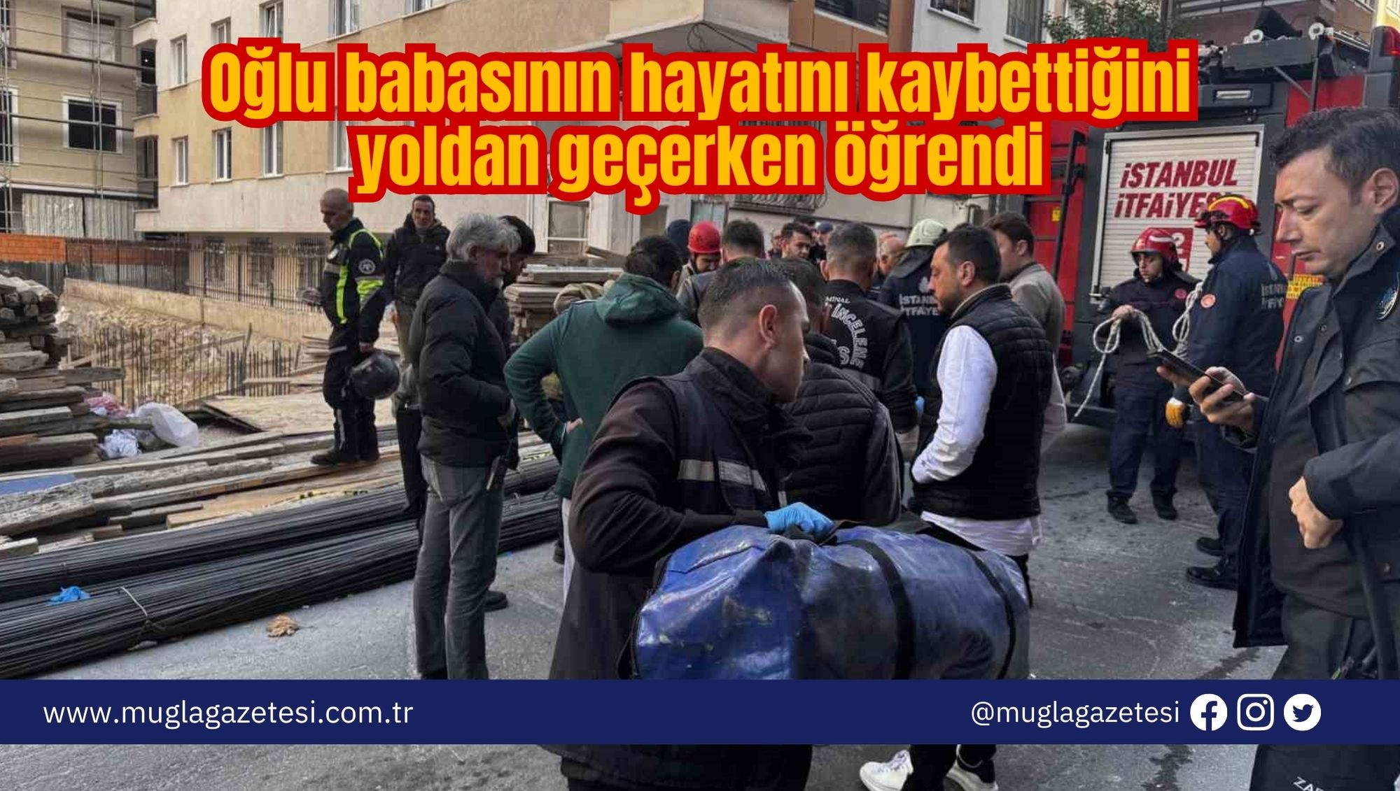 Oğlu babasının hayatını kaybettiğini yoldan geçerken öğrendi