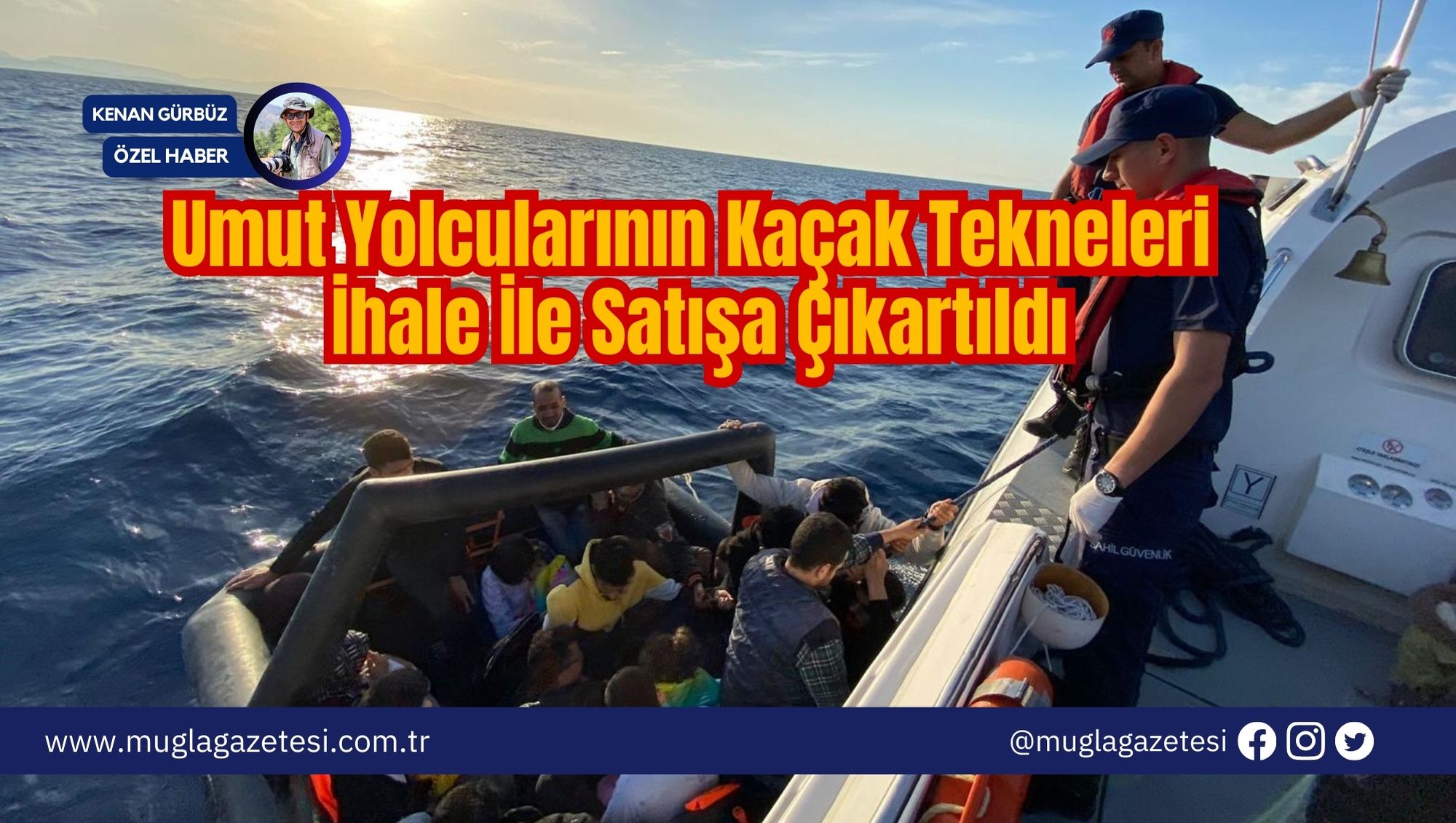 Umut Yolcularının Kaçak Tekneleri İhale İle Satışa Çıkartıldı