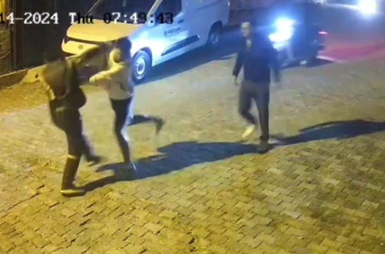 Bodrum'da Kan Aktı. O anlar kamerada