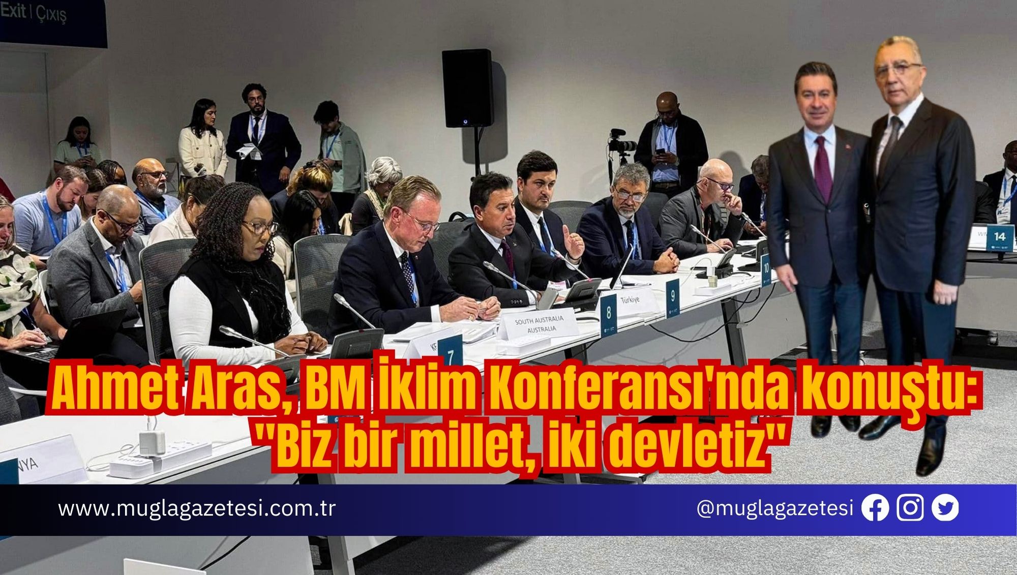 Ahmet Aras, BM İklim Konferansı'nda konuştu: 