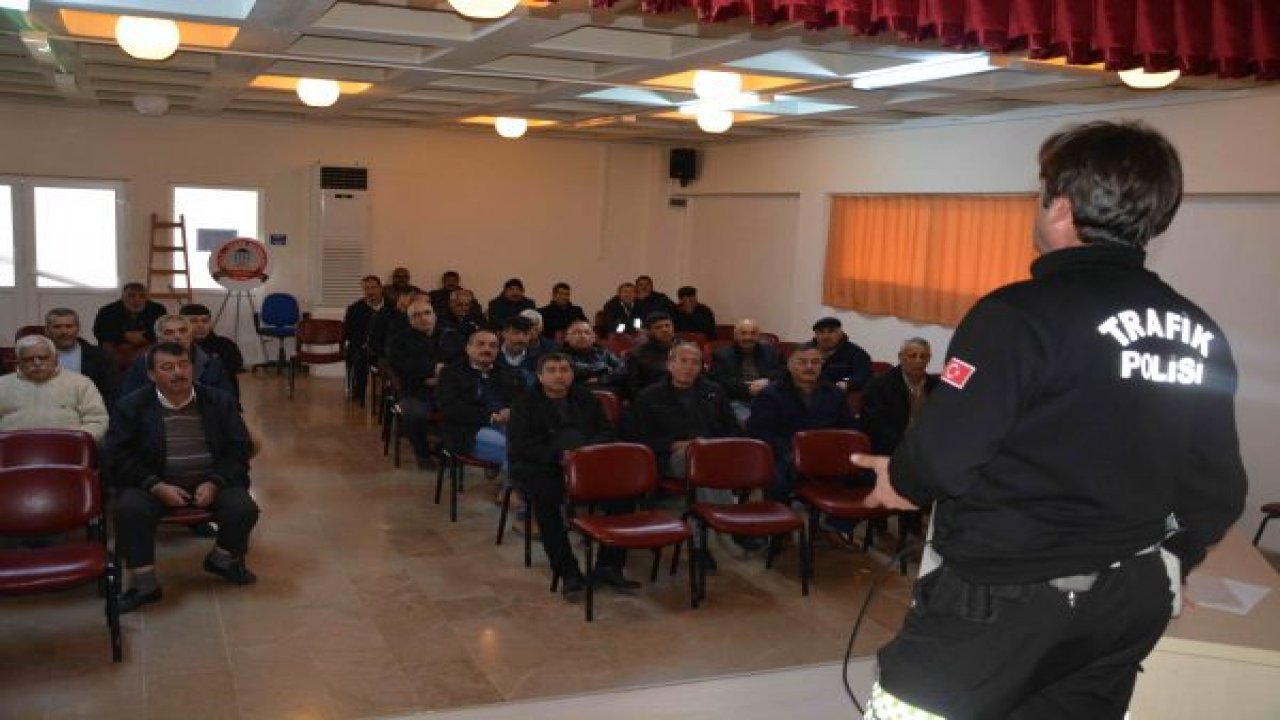 Servis sürücülerine eğitim