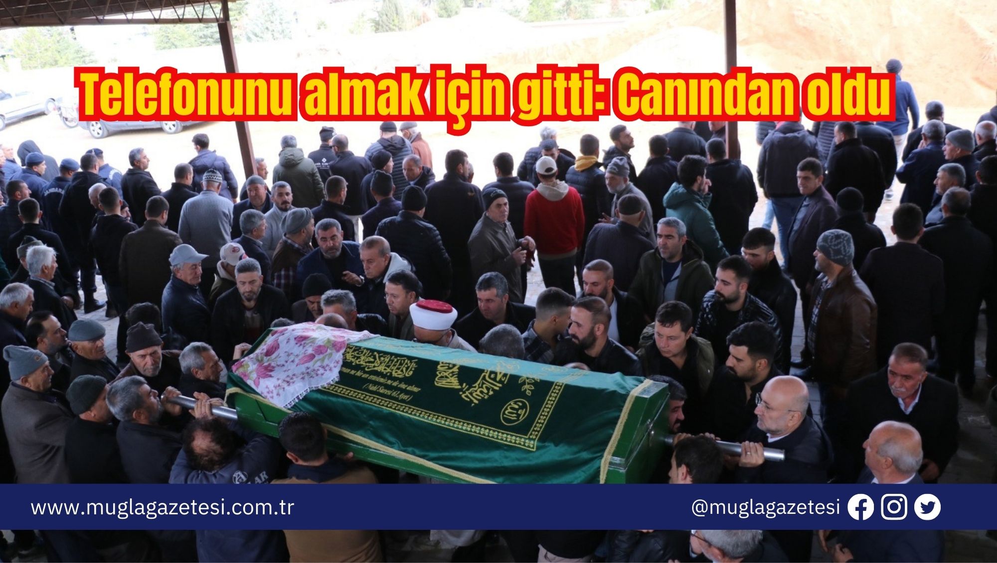 Telefonunu almak için gitti, canından oldu