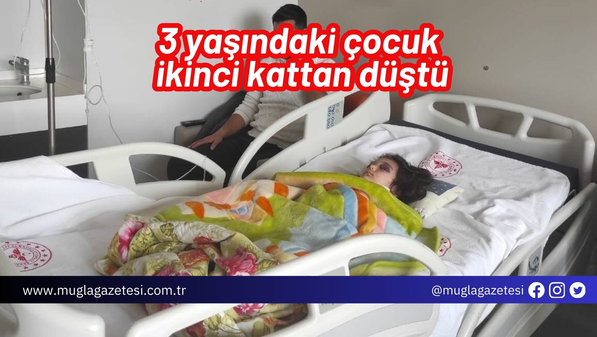 3 yaşındaki çocuk ikinci kattan düştü