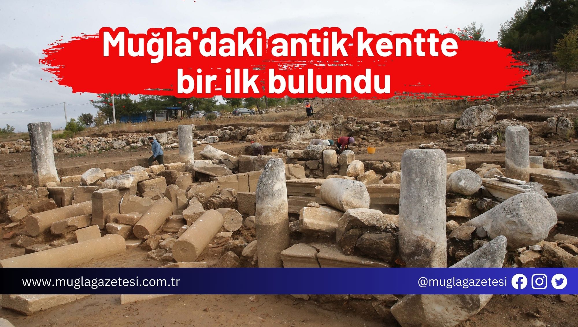 Muğla'daki antik kentte bir ilk bulundu