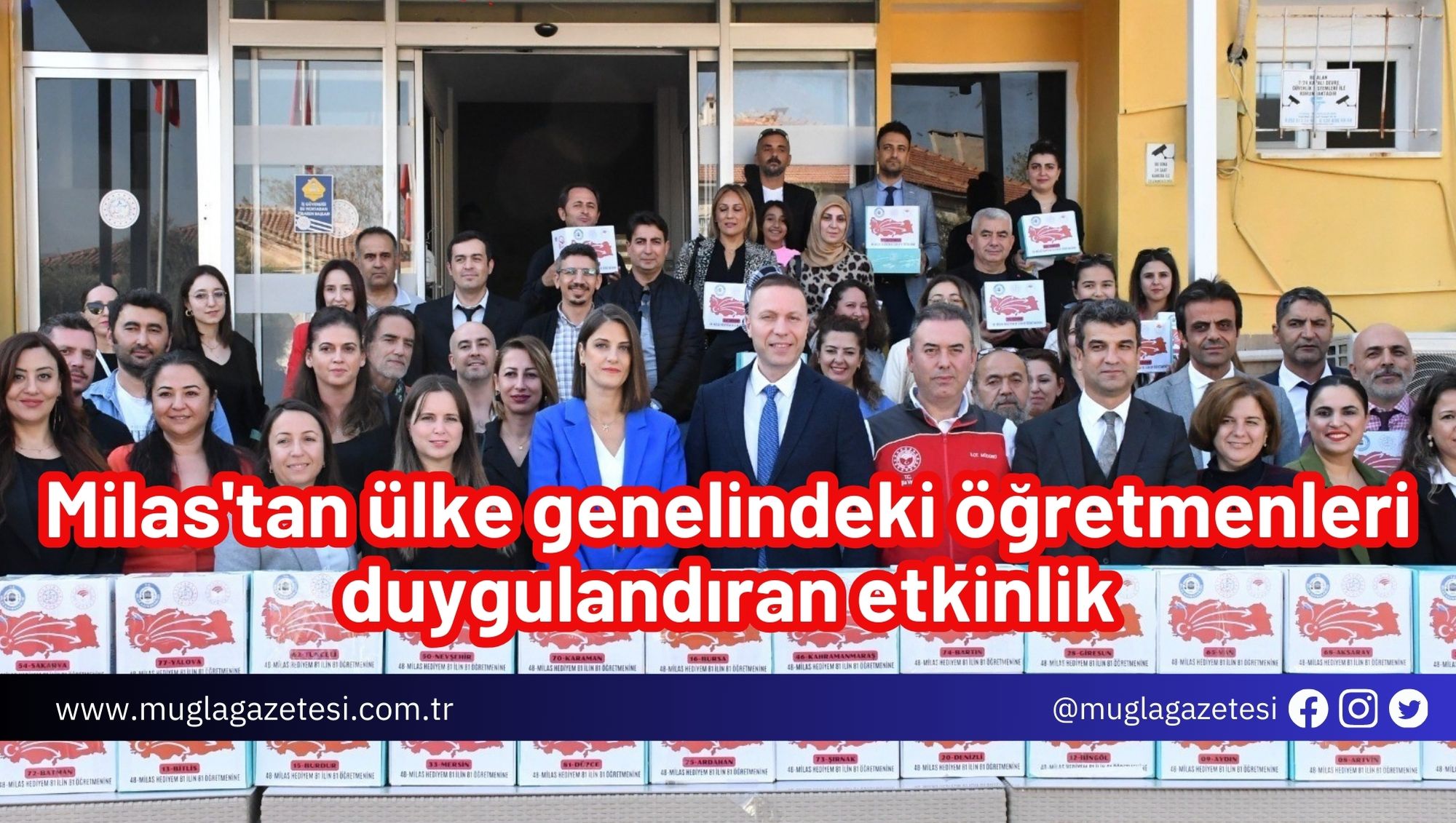 Milas'tan ülke genelindeki öğretmenleri duygulandıran etkinlik