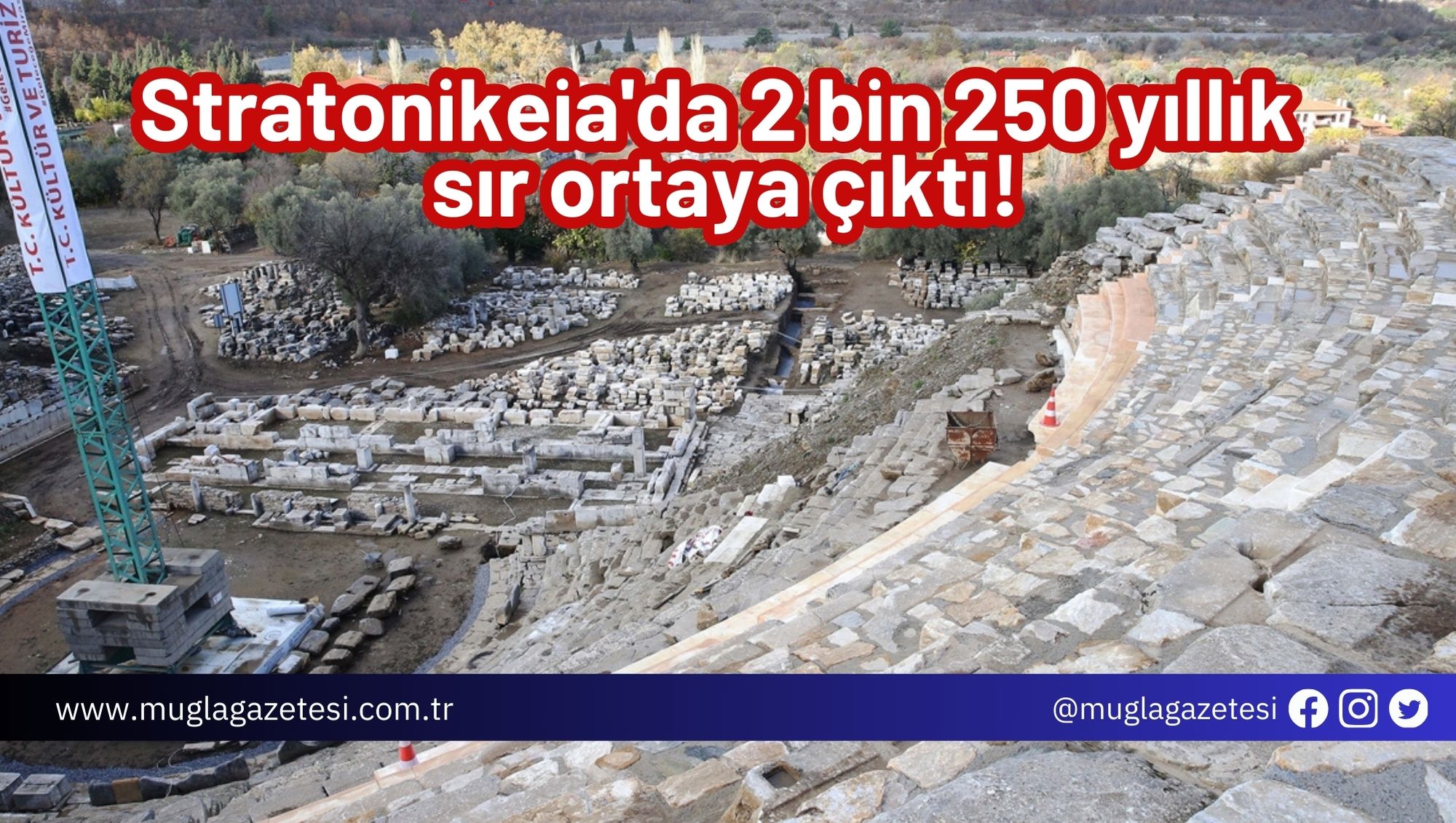 Stratonikeia'da 2 bin 250 yıllık sır ortaya çıktı!