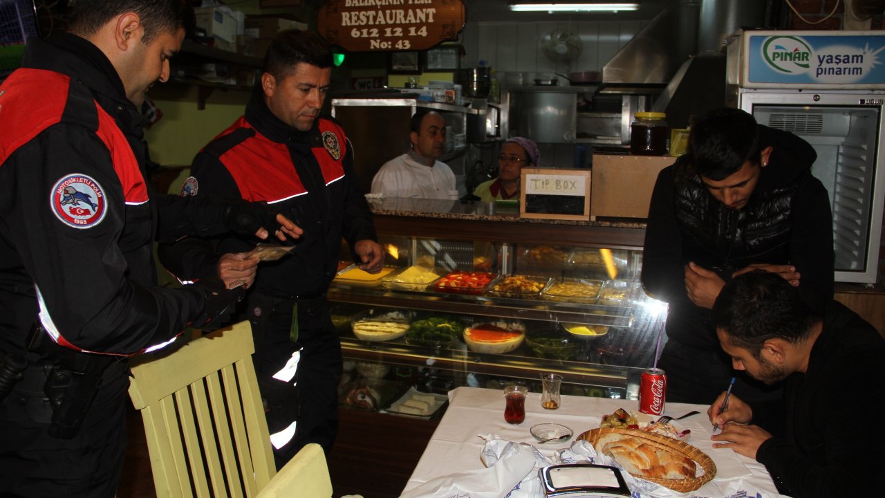 Polisden asayiş uygulaması