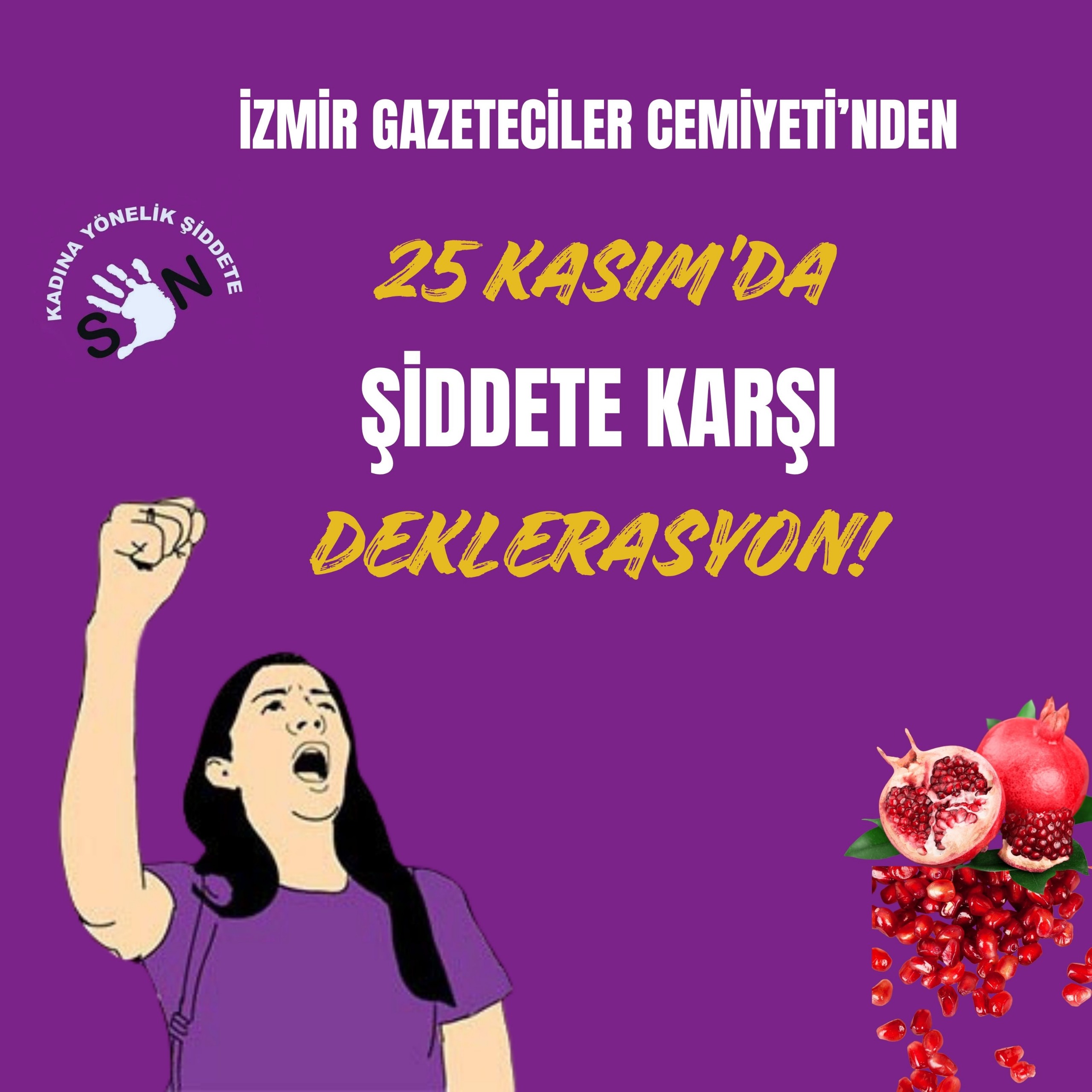 İzmir Gazeteciler Cemiyeti’nden Şiddete Karşı Deklarasyon