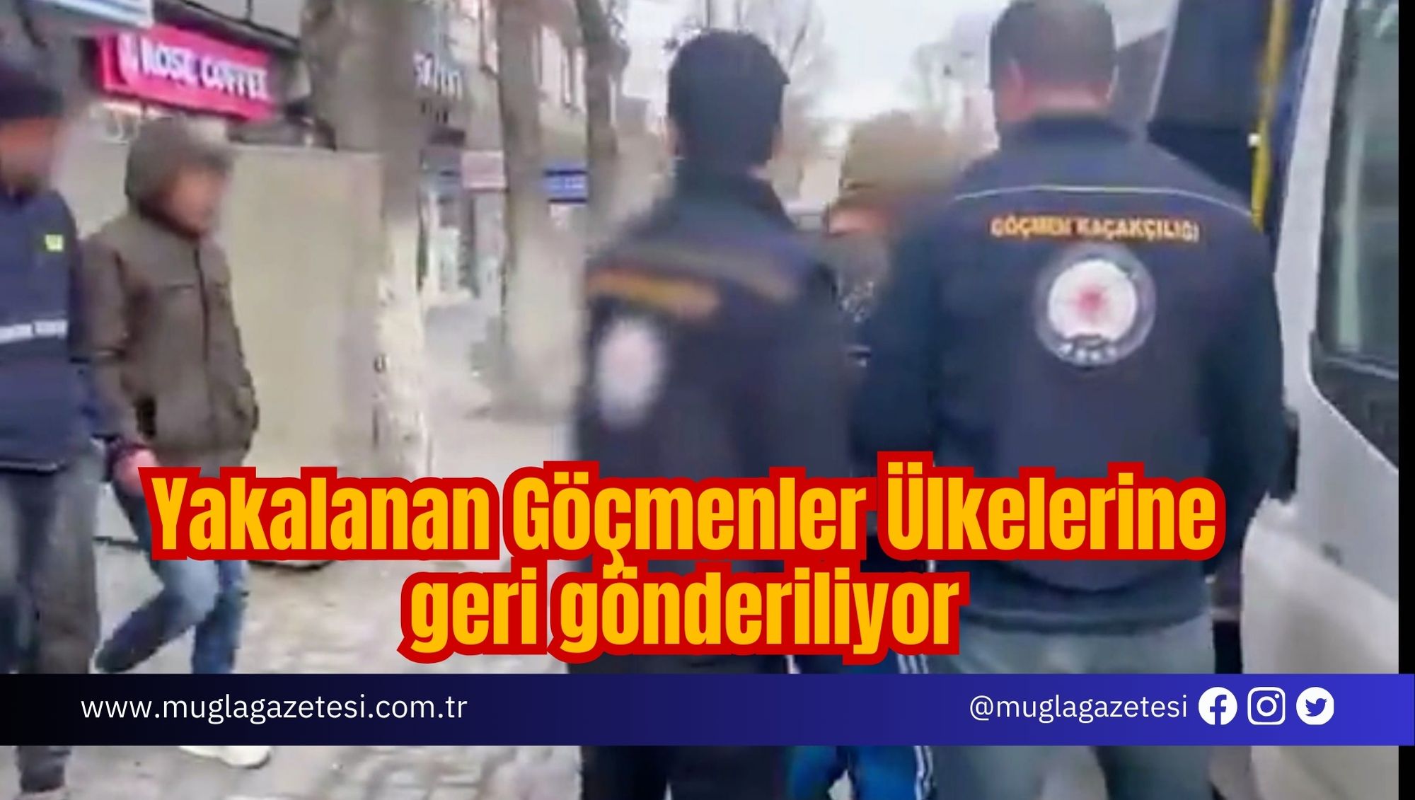 Yakalanan Göçmenler Ülkelerine geri gönderiliyor