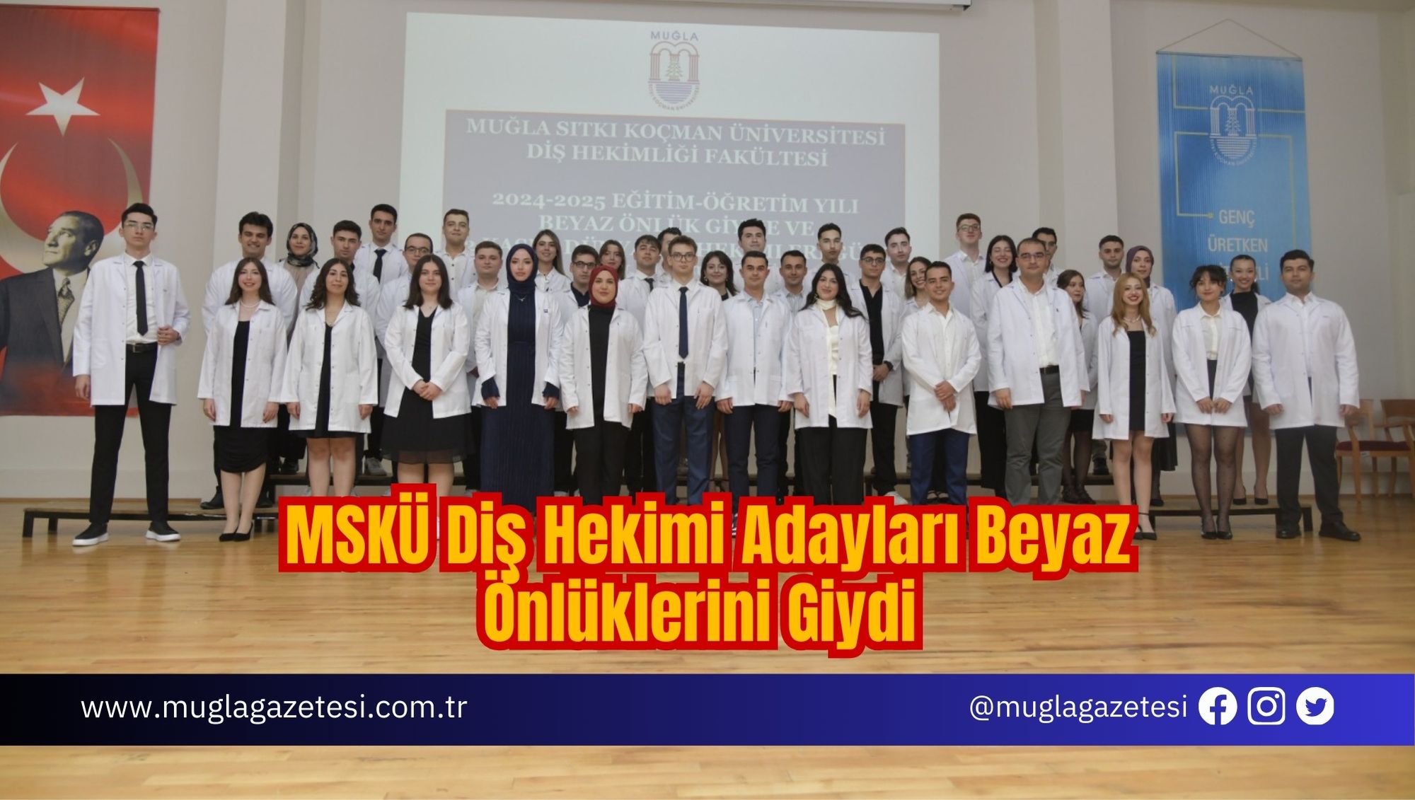 MSKÜ Diş Hekimi Adayları Beyaz Önlüklerini Giydi