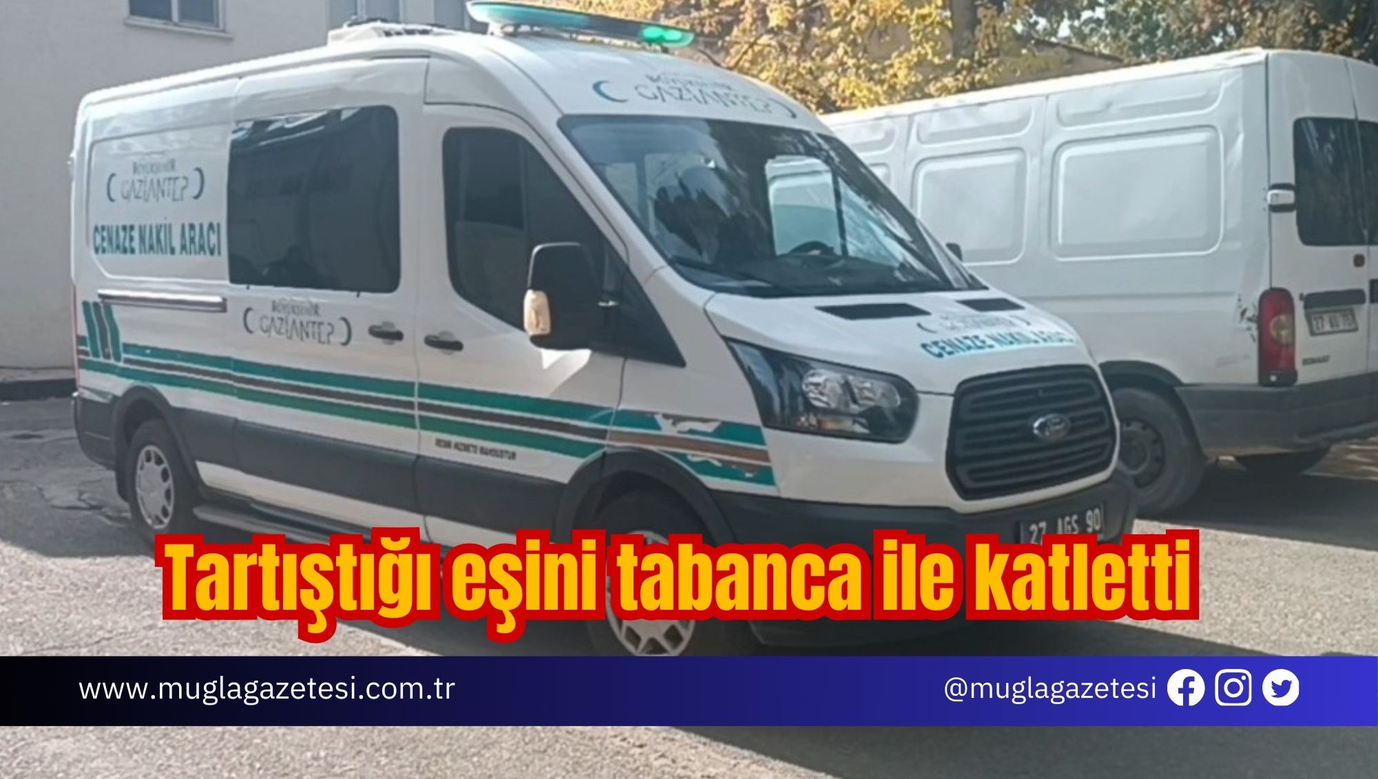 Tartıştığı eşini tabanca ile katletti