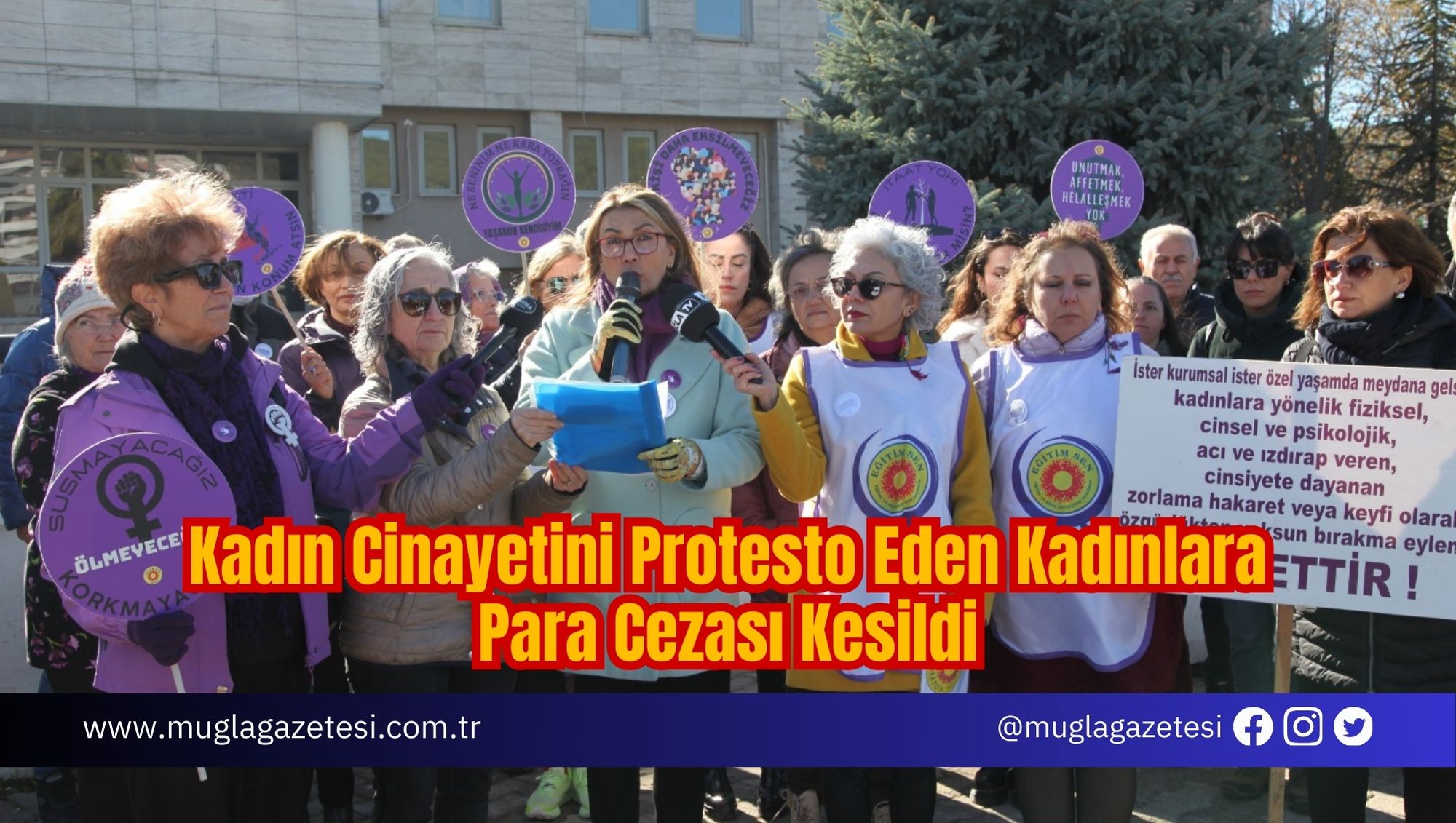 Kadın Cinayetini Protesto Eden Kadınlara Para Cezası Kesildi