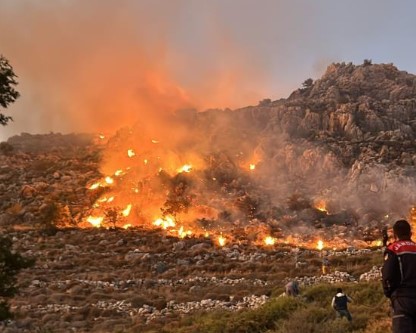 Marmaris’te yangın!
