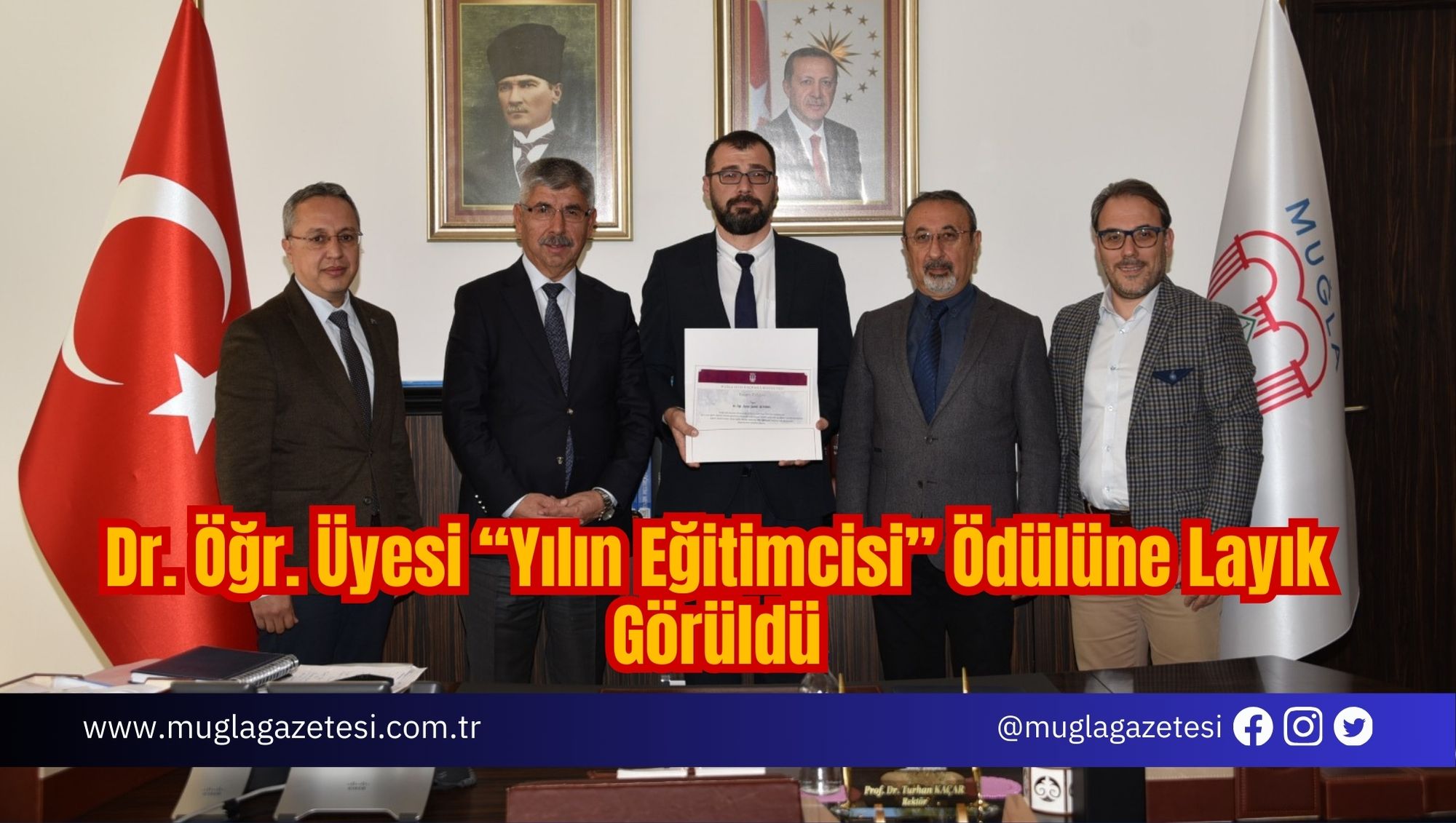 Dr. Öğr. Üyesi “Yılın Eğitimcisi” Ödülüne Layık Görüldü