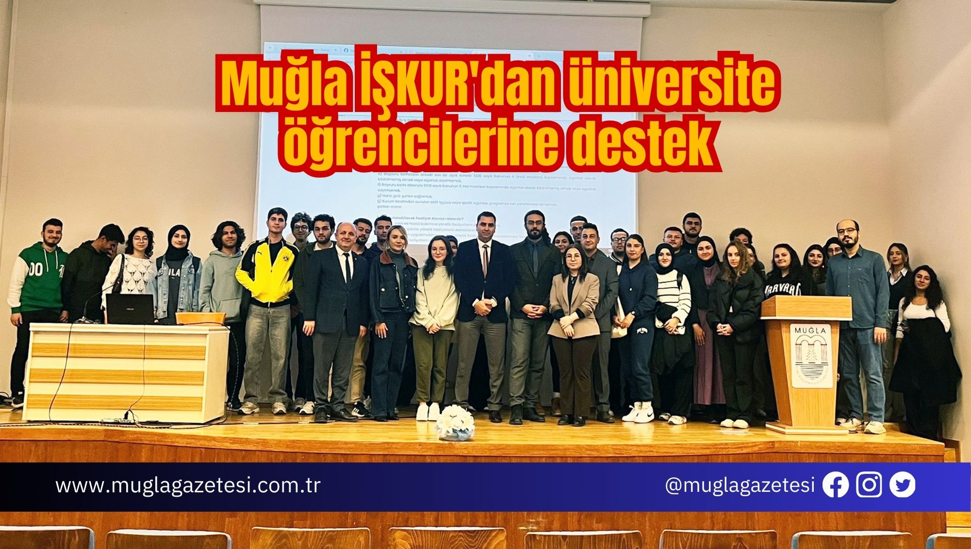 Muğla İŞKUR'dan üniversite öğrencilerine destek