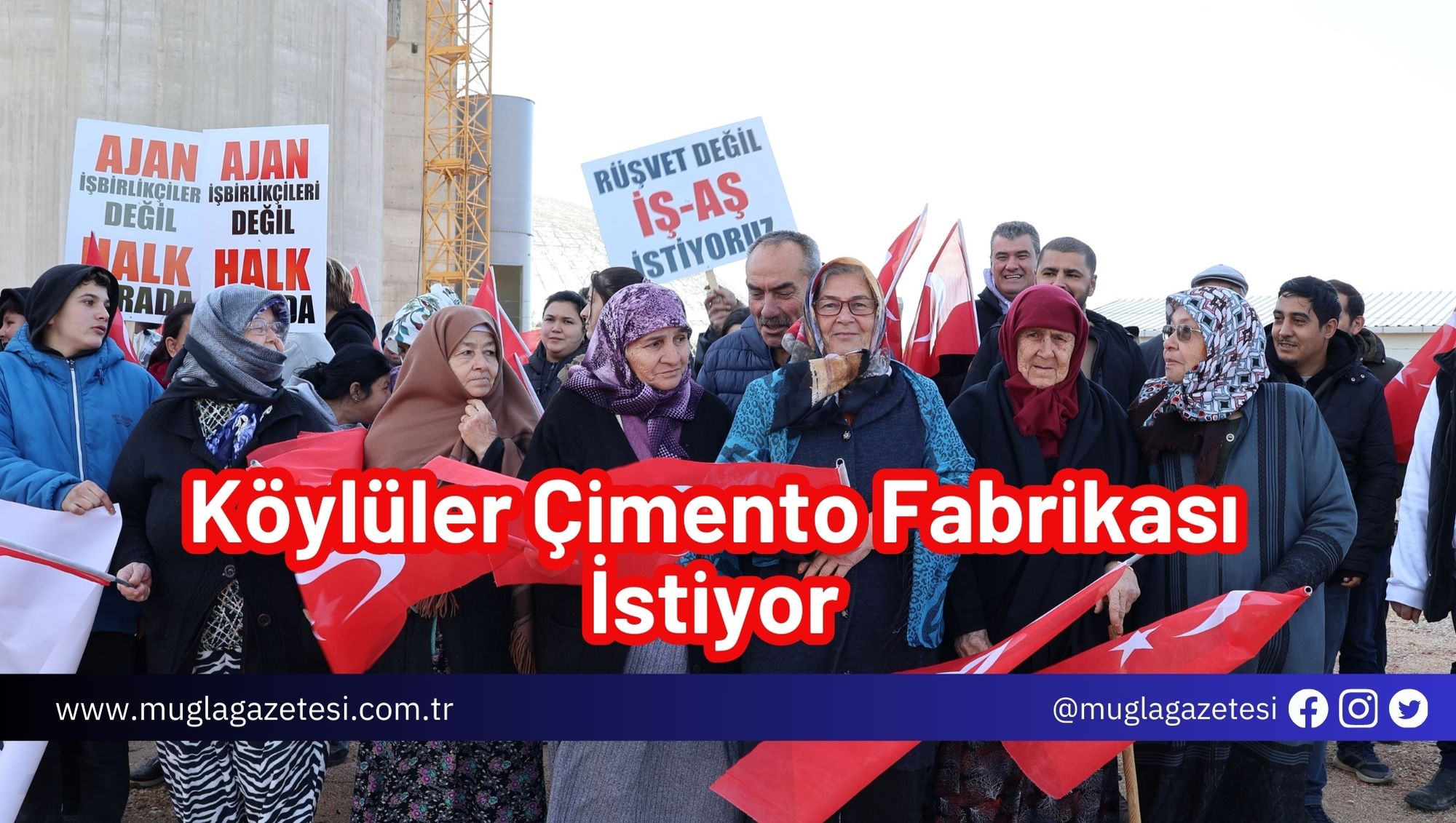 Köylüler Çimento Fabrikası İstiyor