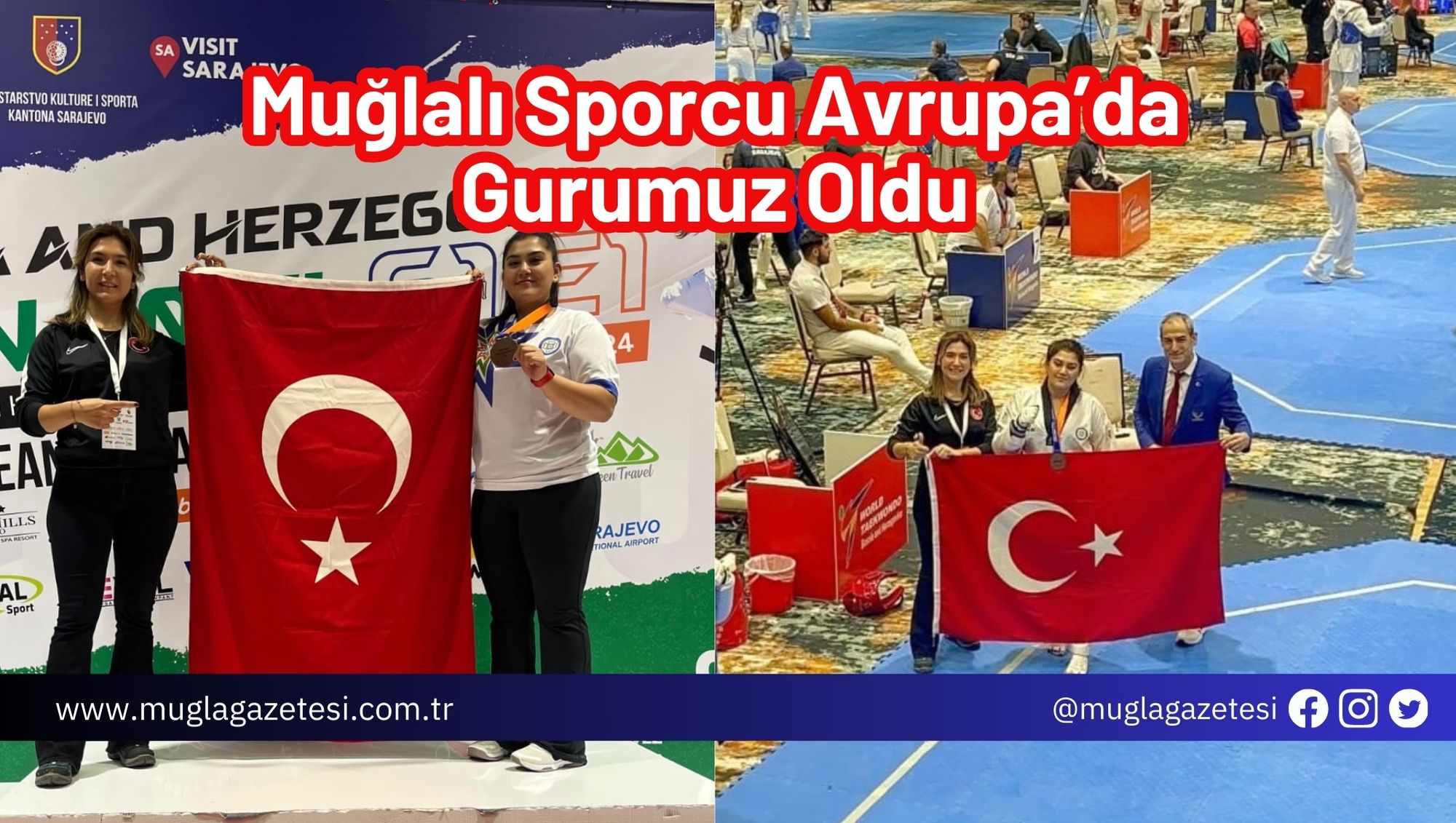 Muğlalı Sporcu Avrupa’da Gurumuz Oldu