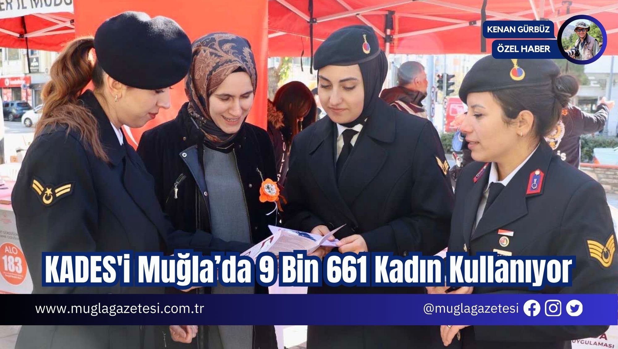 KADES'i Muğla’da 9 Bin 661 Kadın Kullanıyor