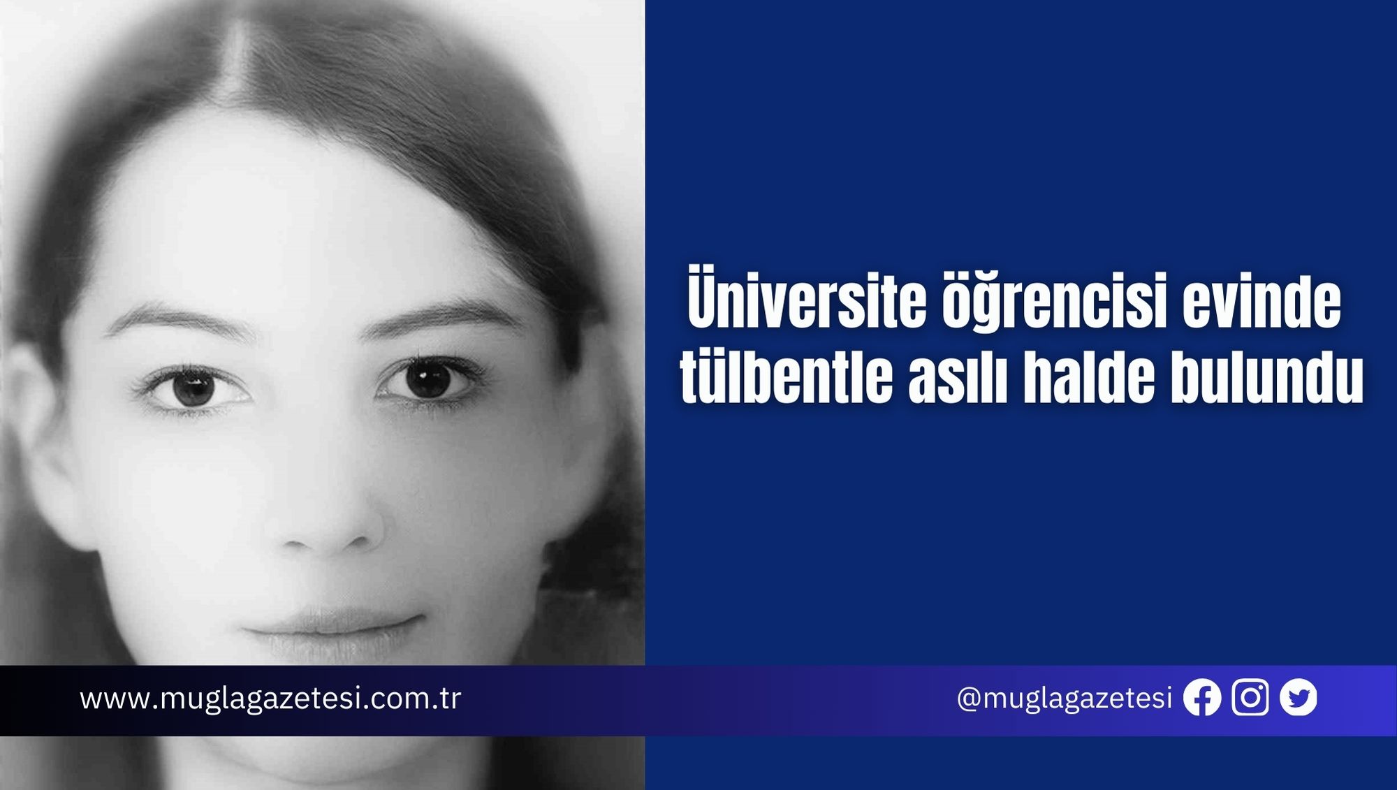 Üniversite öğrencisi evinde tülbentle asılı halde bulundu