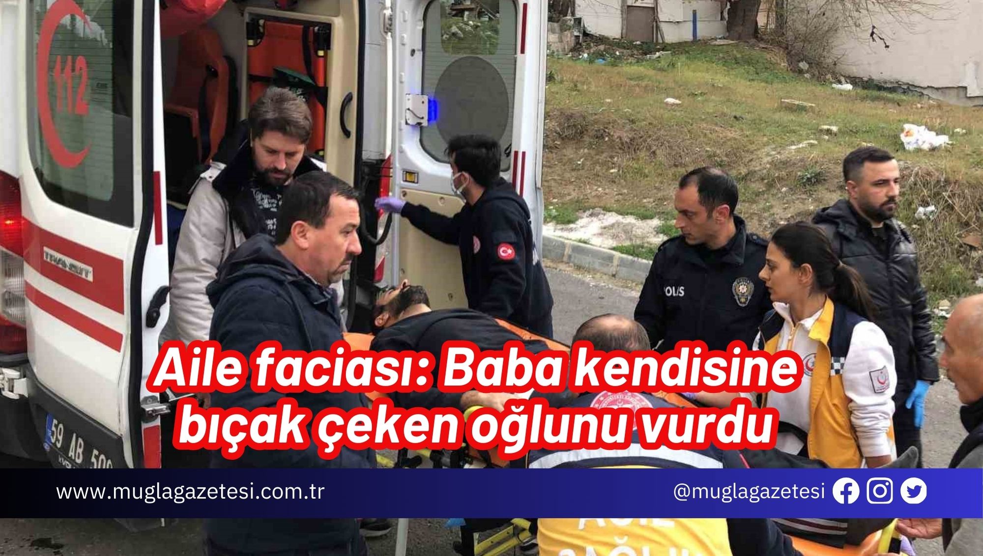 Aile faciası: Baba kendisine bıçak çeken oğlunu vurdu